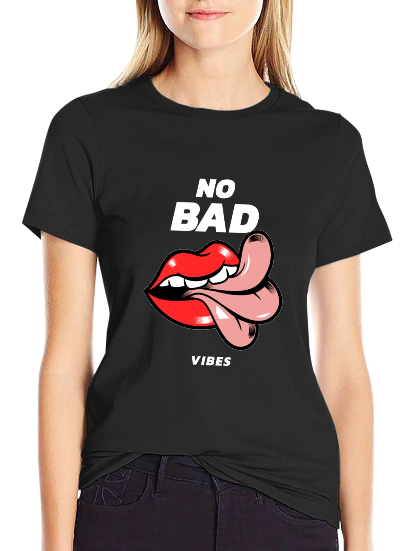 No Bad Vibes Graphic T-Shirt