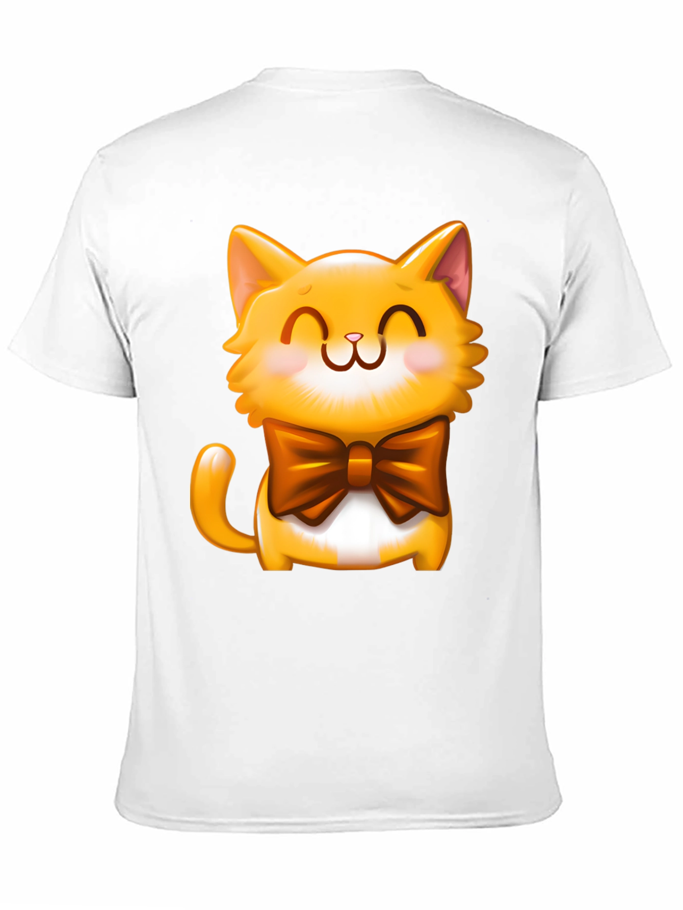 Cute Cartoon Cat T-Shirt - Adorable Graphic Tee