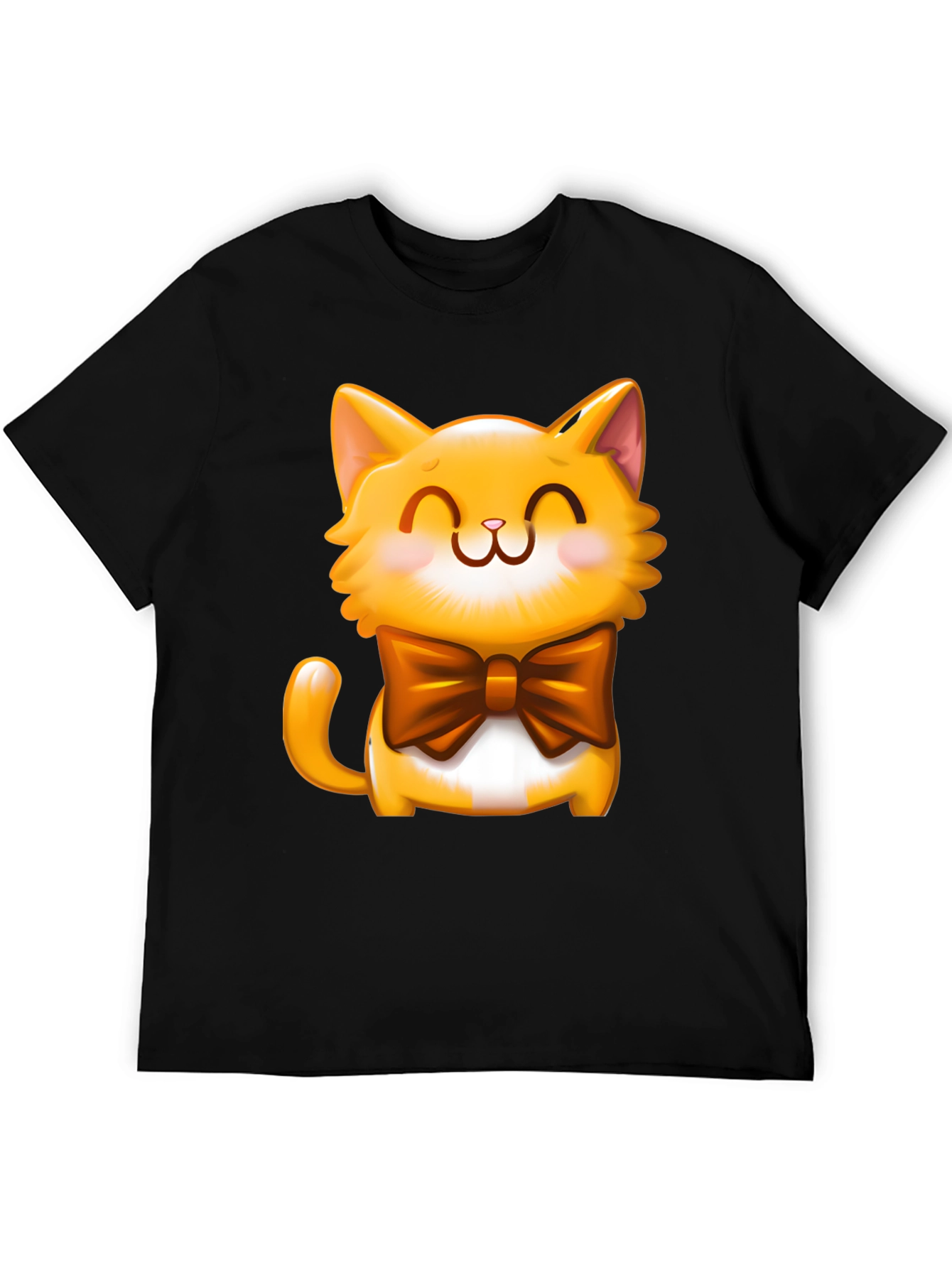 Cute Cartoon Cat T-Shirt - Adorable Graphic Tee