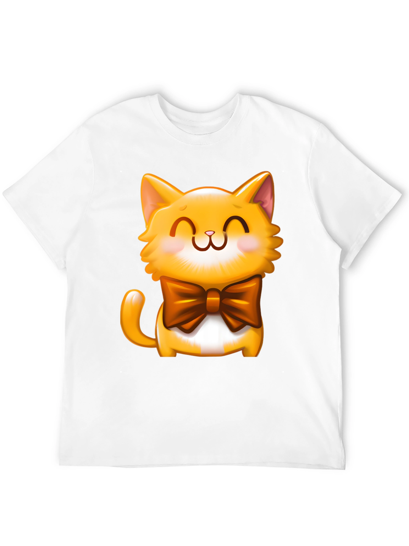 Cute Cartoon Cat T-Shirt - Adorable Graphic Tee