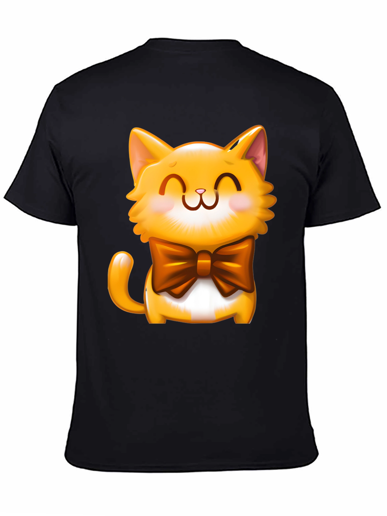 Cute Cartoon Cat T-Shirt - Adorable Graphic Tee