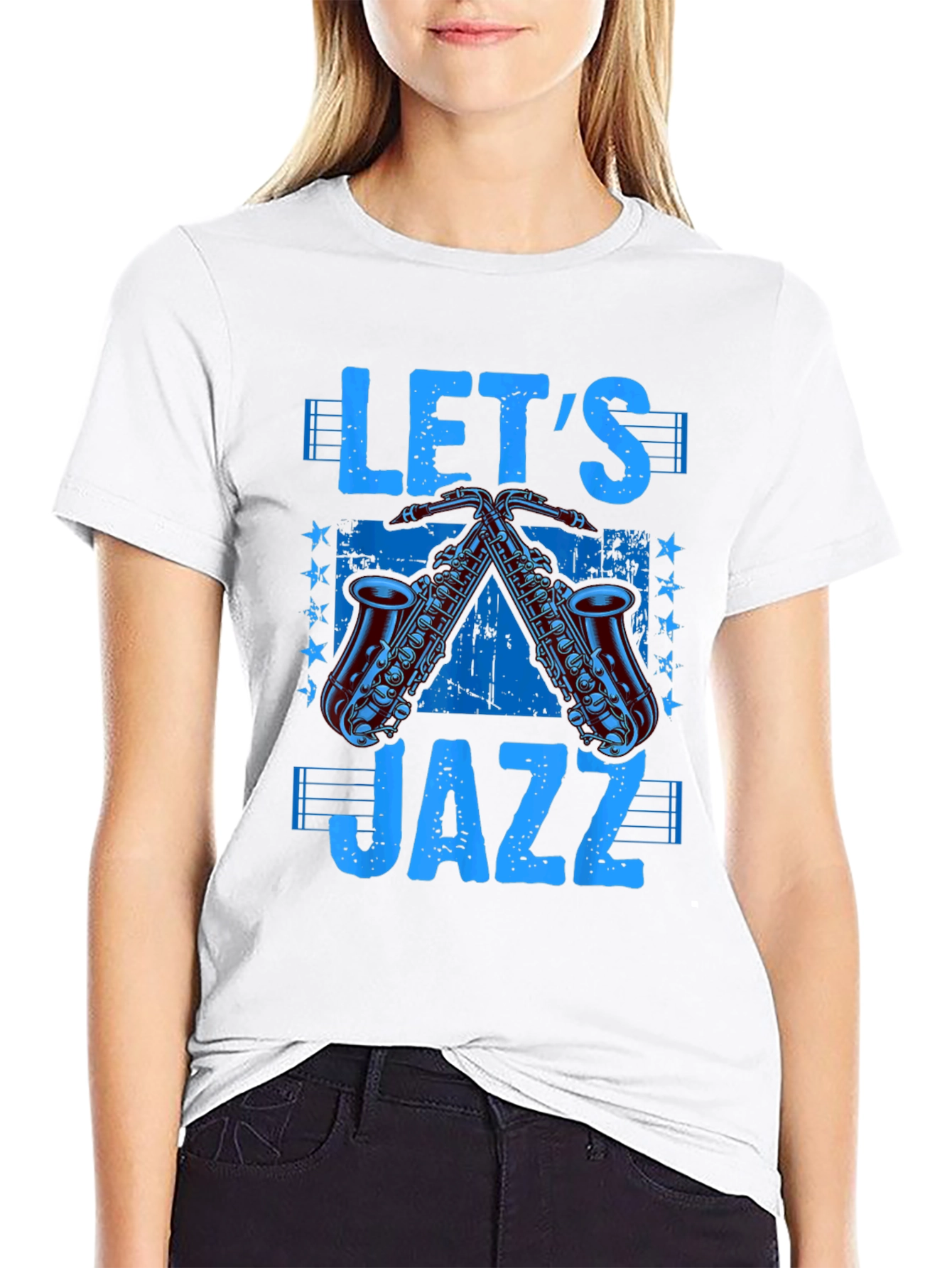 Lets Jazz Graphic Tee - Music Lover T-Shirt