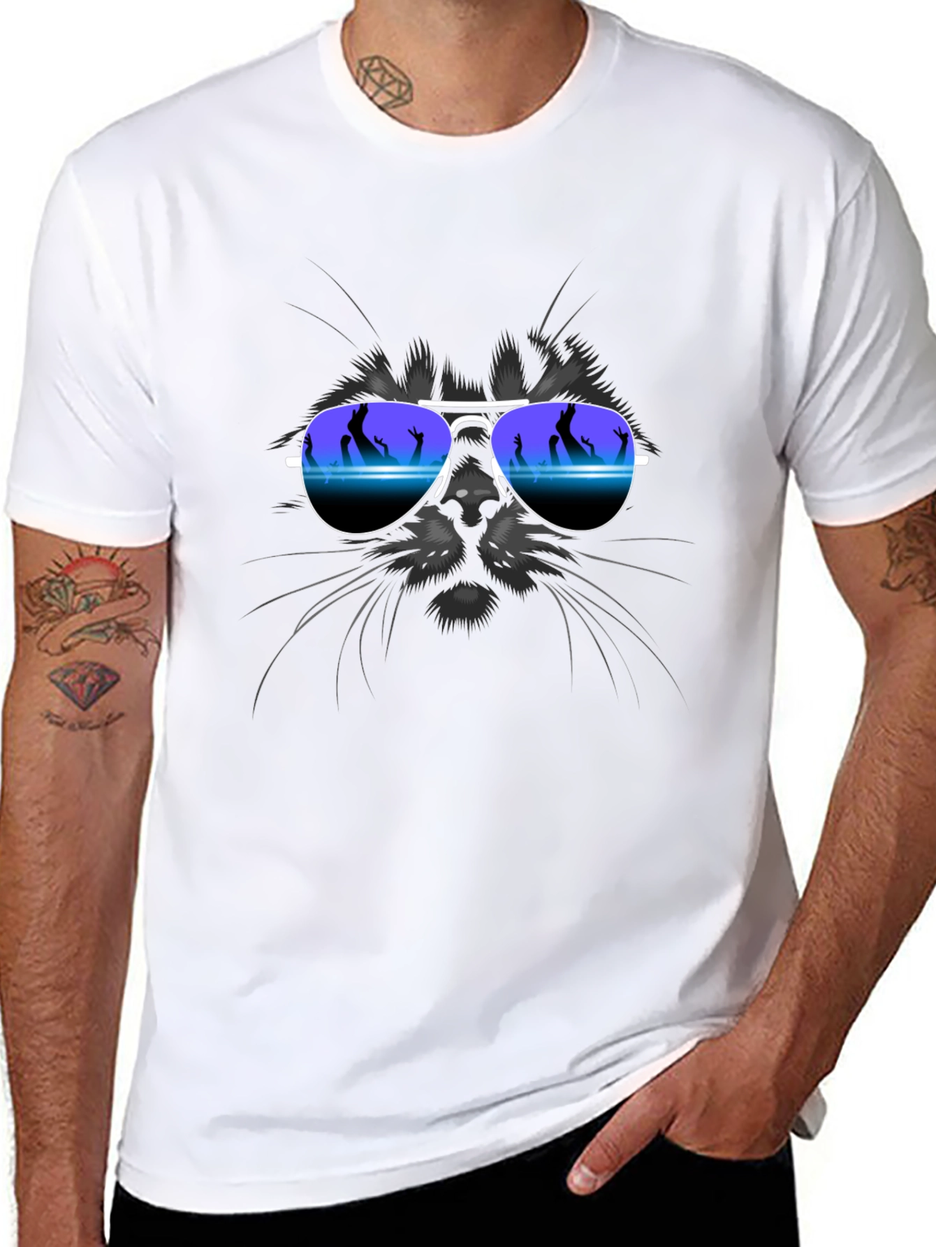 Cool Cat Sunglasses T-Shirt