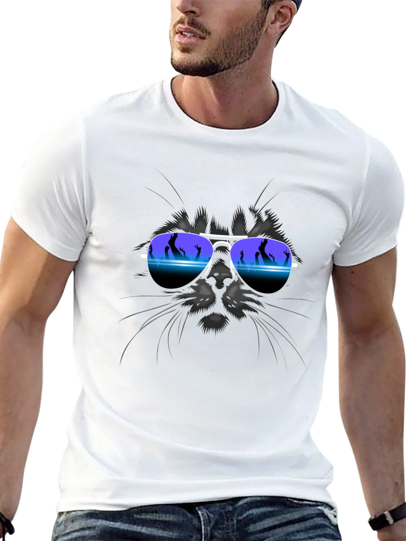 Cool Cat Sunglasses T-Shirt