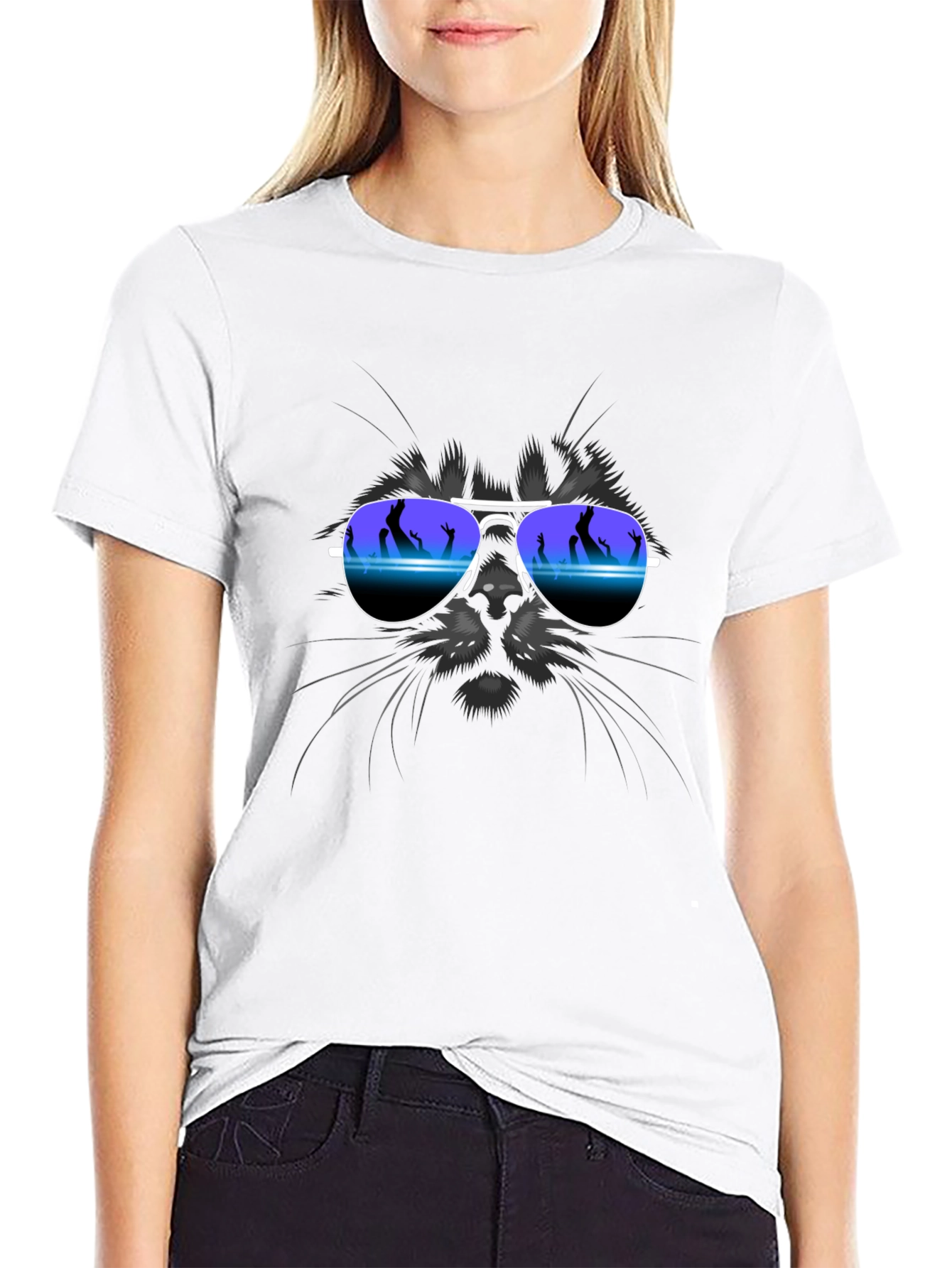 Cool Cat Sunglasses T-Shirt