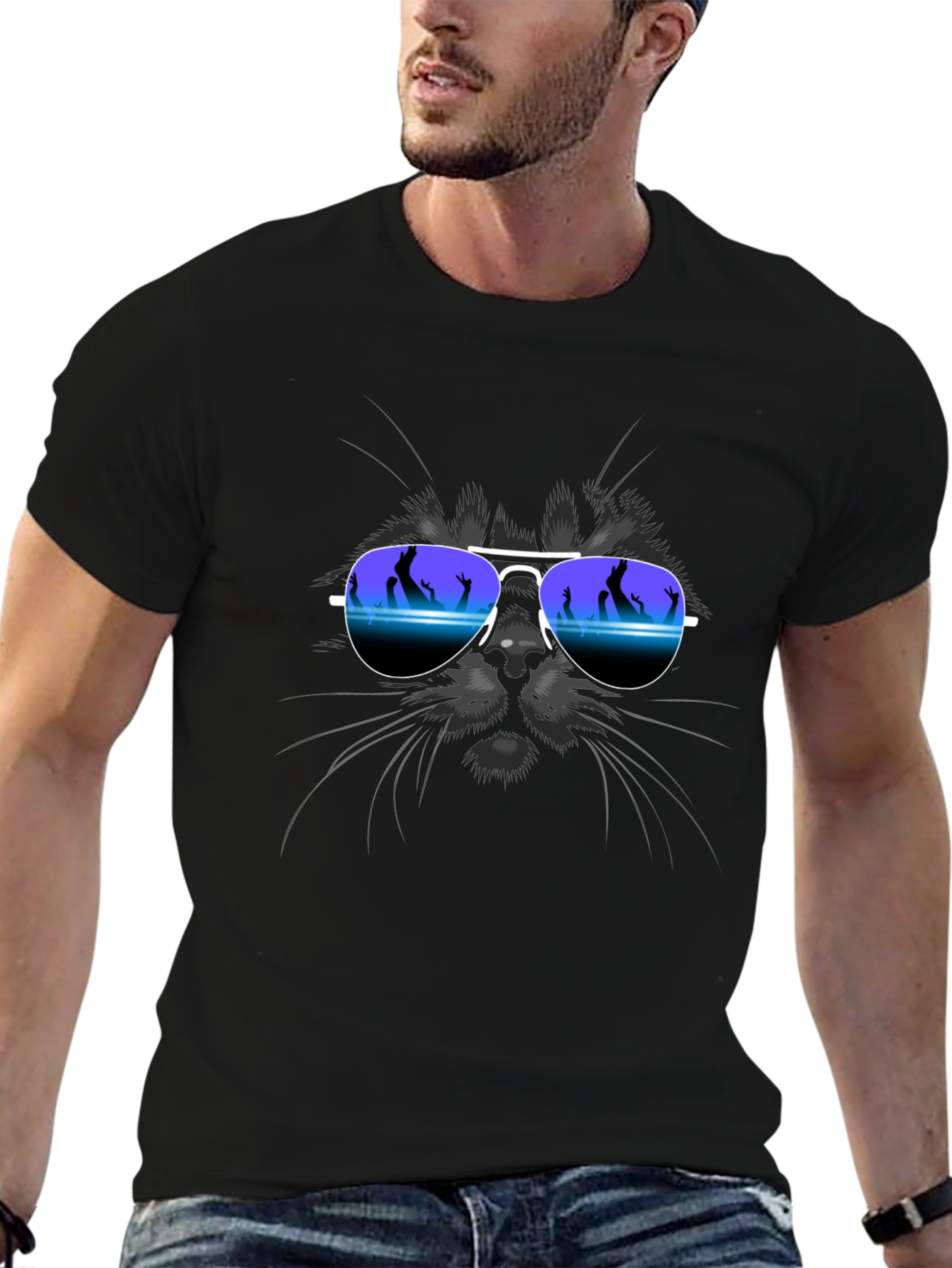 Cool Cat Sunglasses T-Shirt