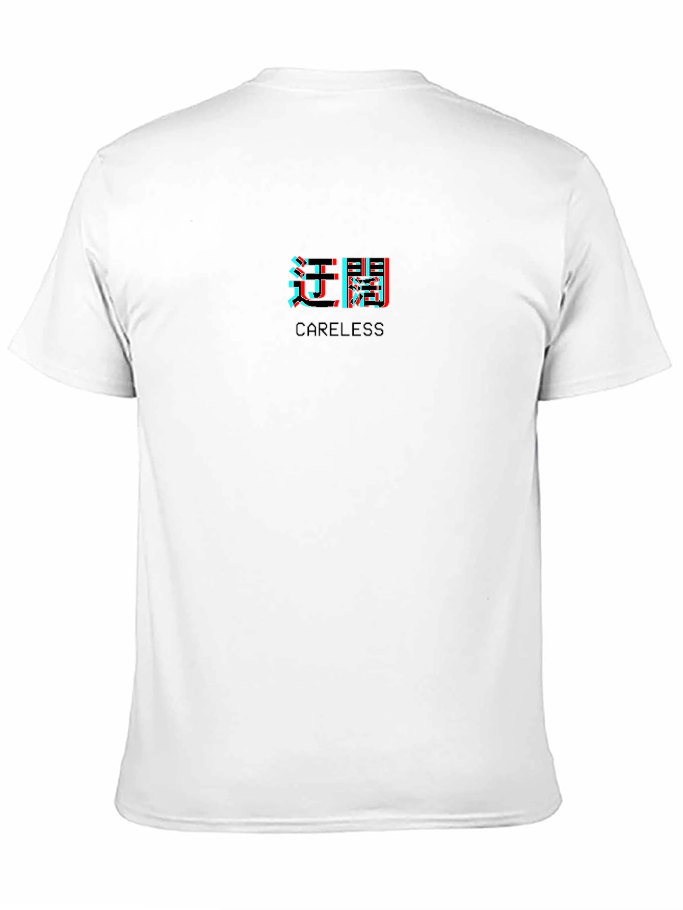 Careless Graphic Print Black T-Shirt