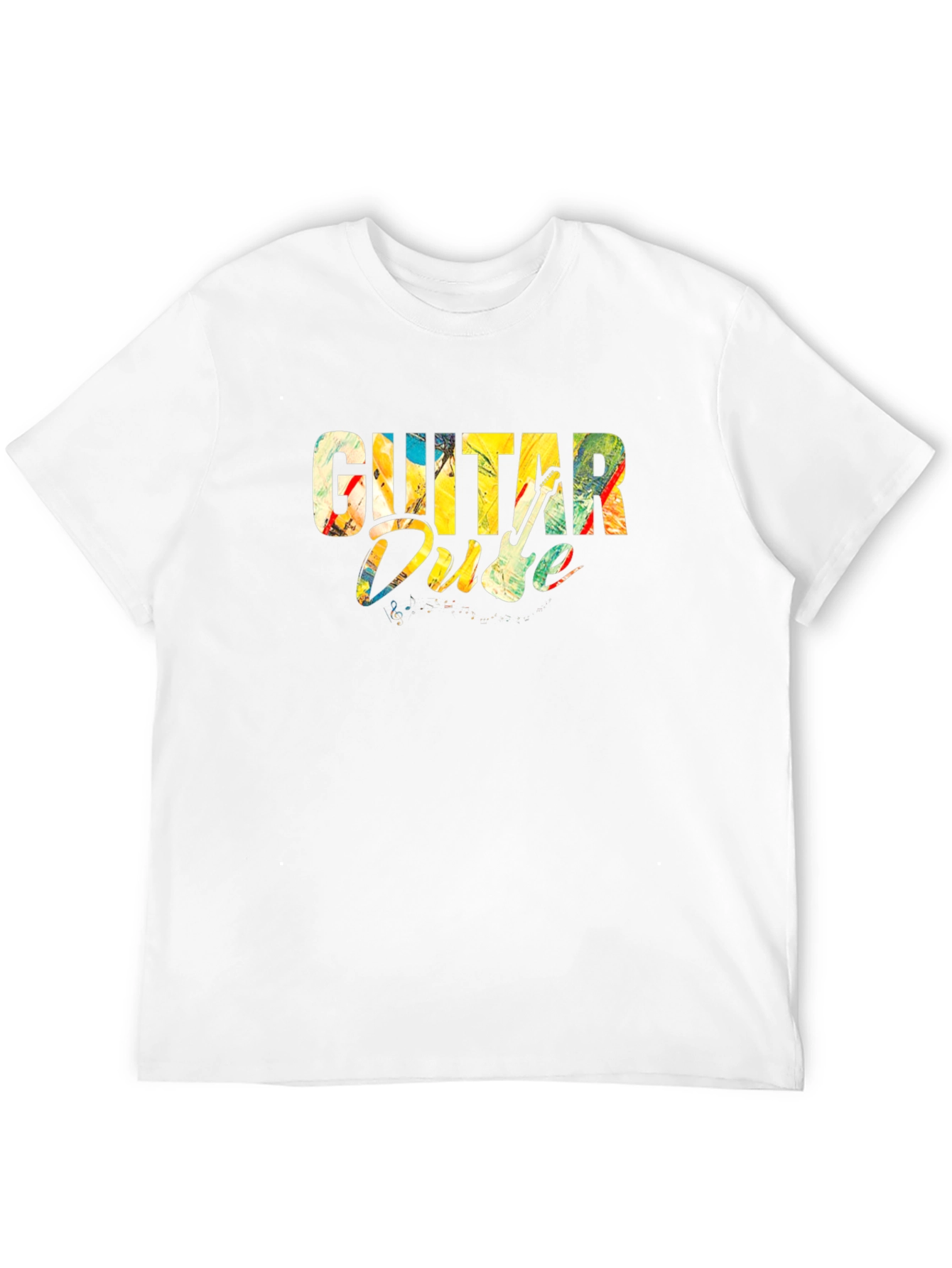 Guitar Dude Graphic Tee - Music Lover T-Shirt