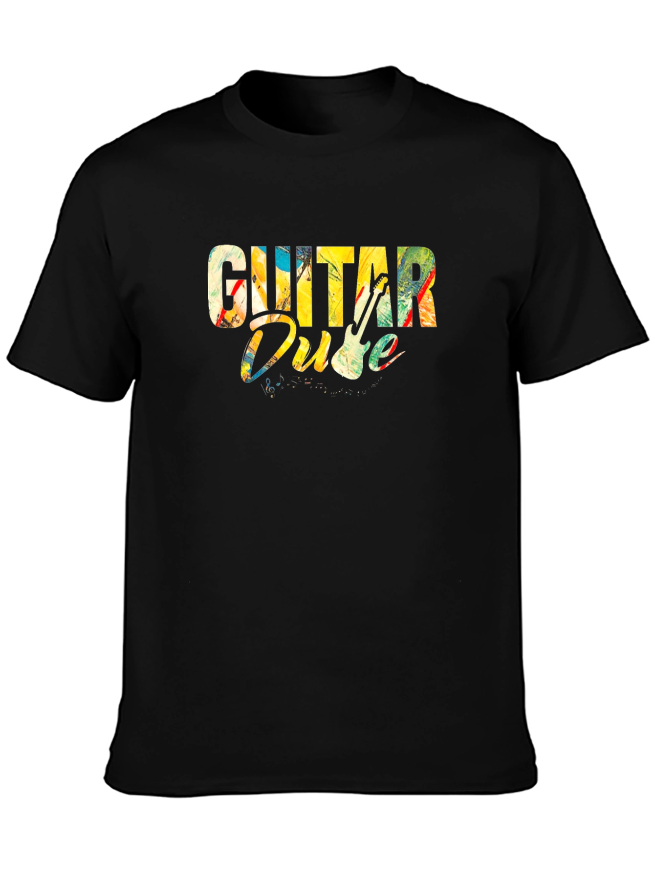 Guitar Dude Graphic Tee - Music Lover T-Shirt