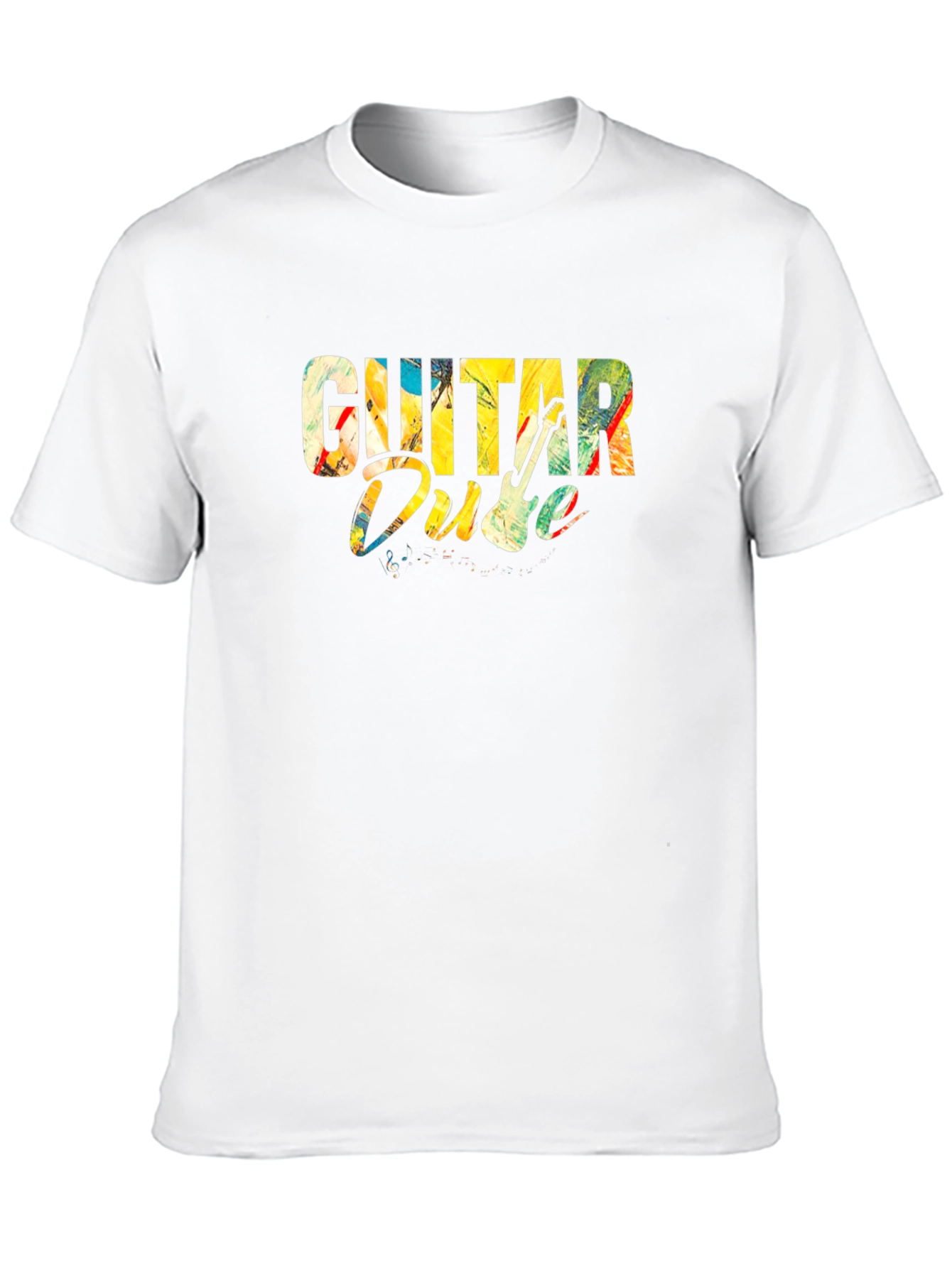 Guitar Dude Graphic Tee - Music Lover T-Shirt