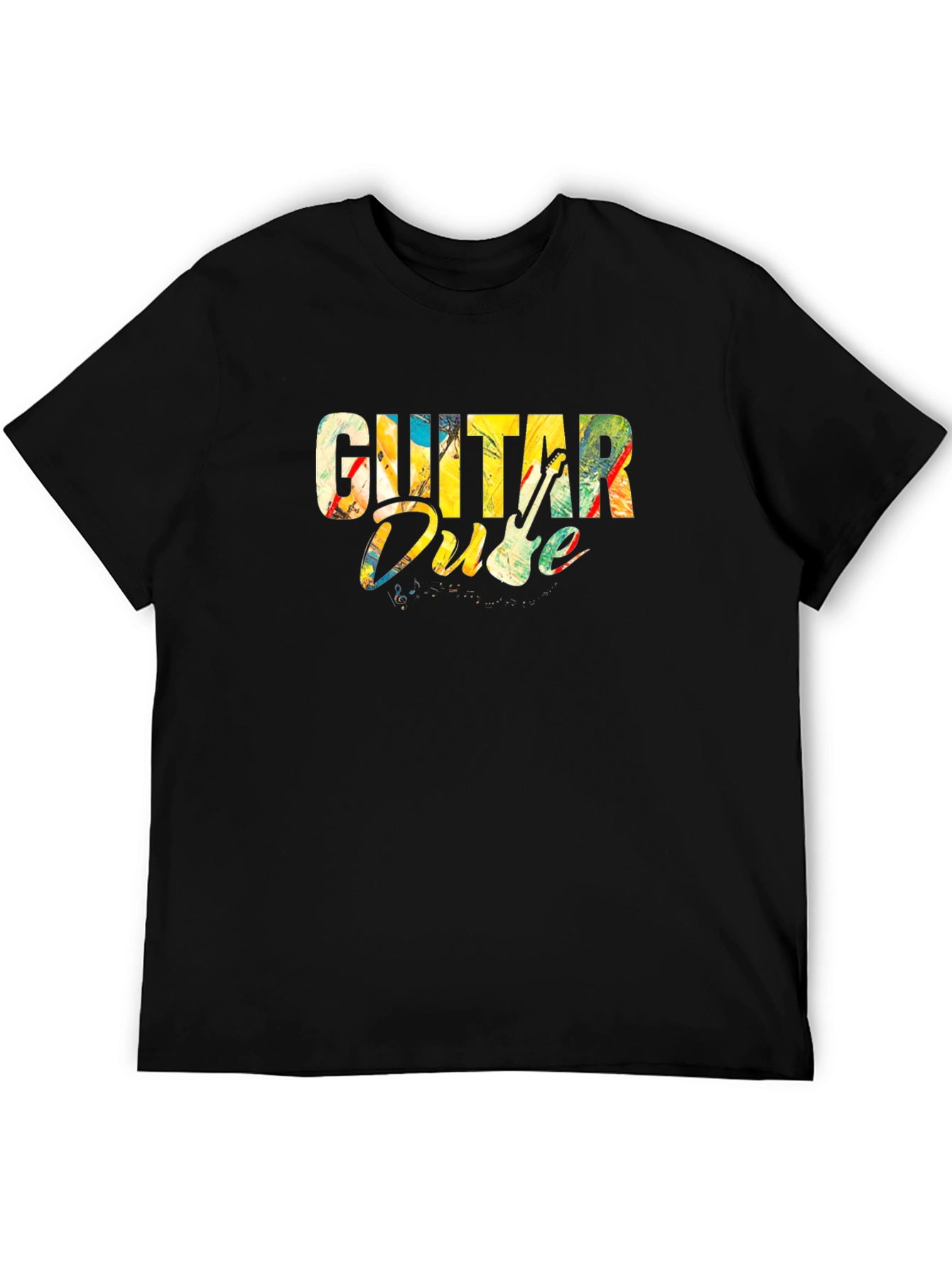Guitar Dude Graphic Tee - Music Lover T-Shirt