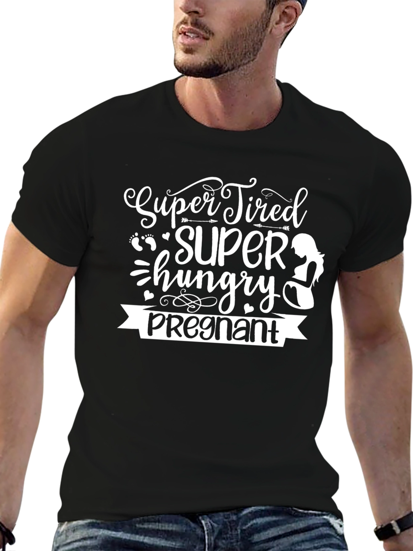 Super Tired Hungry Pregnant T-Shirt