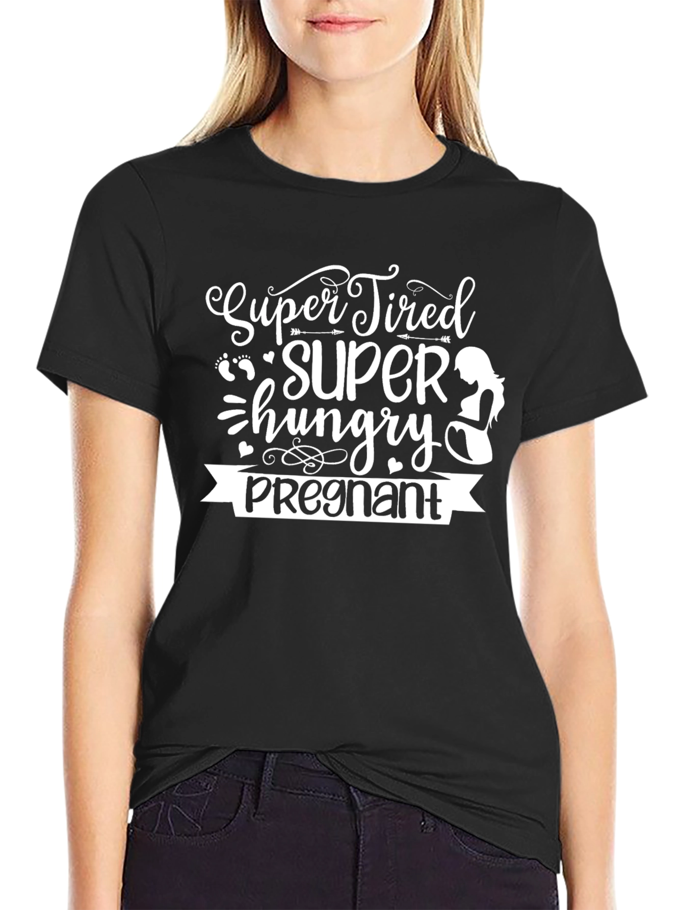 Super Tired Hungry Pregnant T-Shirt