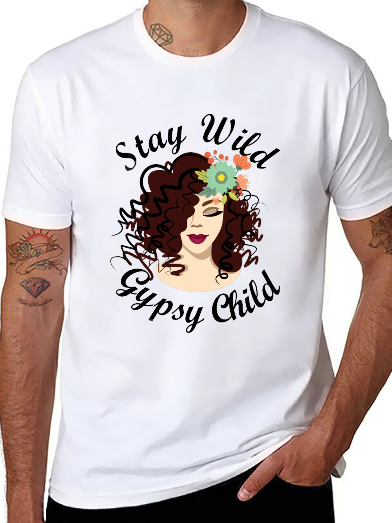 Stay Wild Gypsy Child Graphic T-Shirt