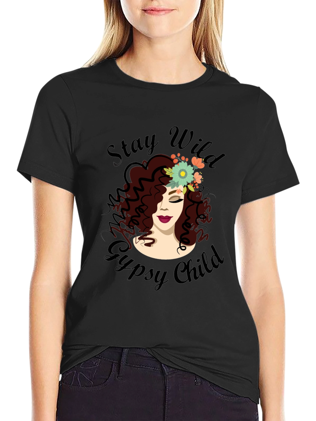 Stay Wild Gypsy Child Graphic T-Shirt