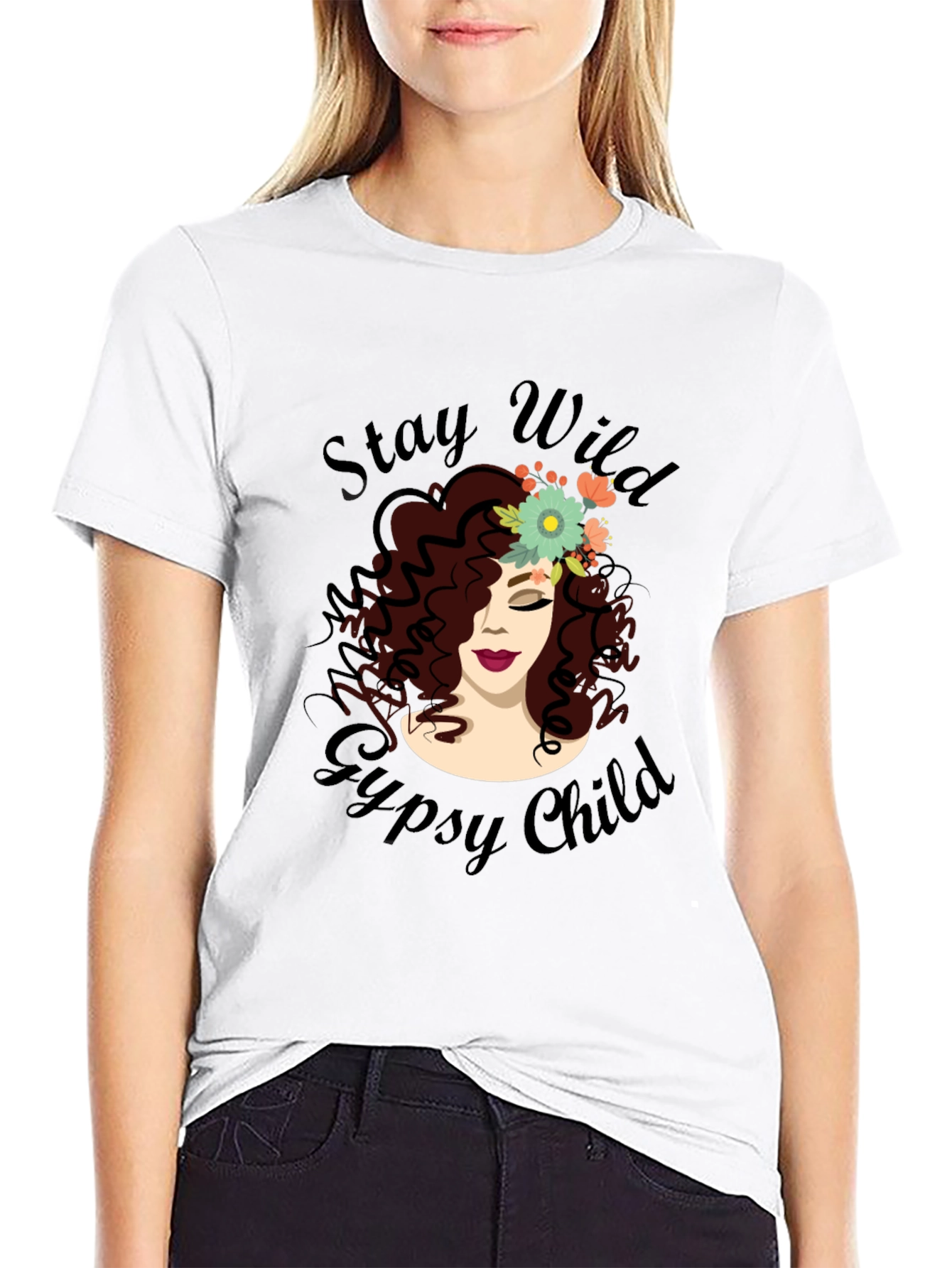 Stay Wild Gypsy Child Graphic T-Shirt