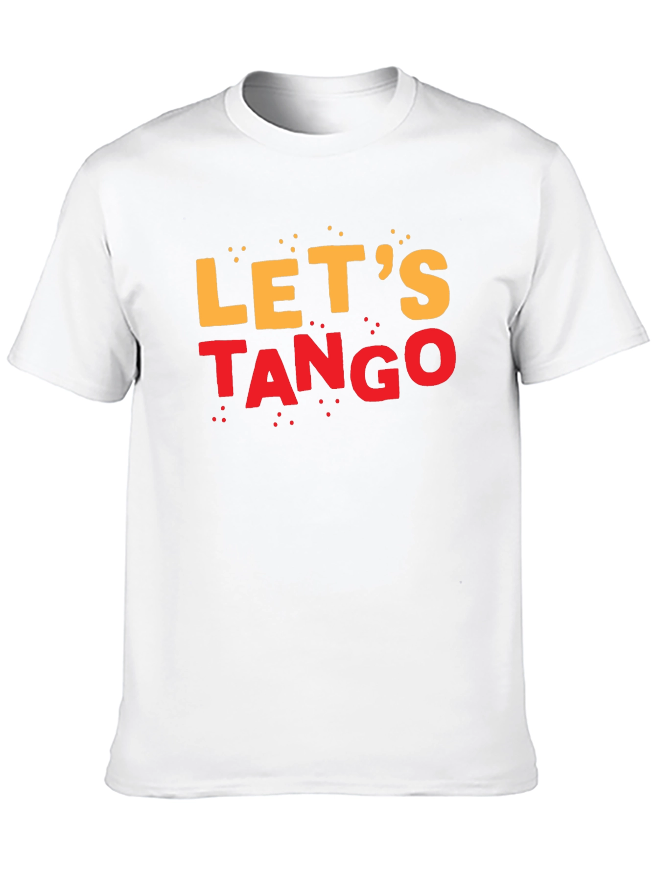 Lets Tango Graphic Tee - Black Cotton T-Shirt