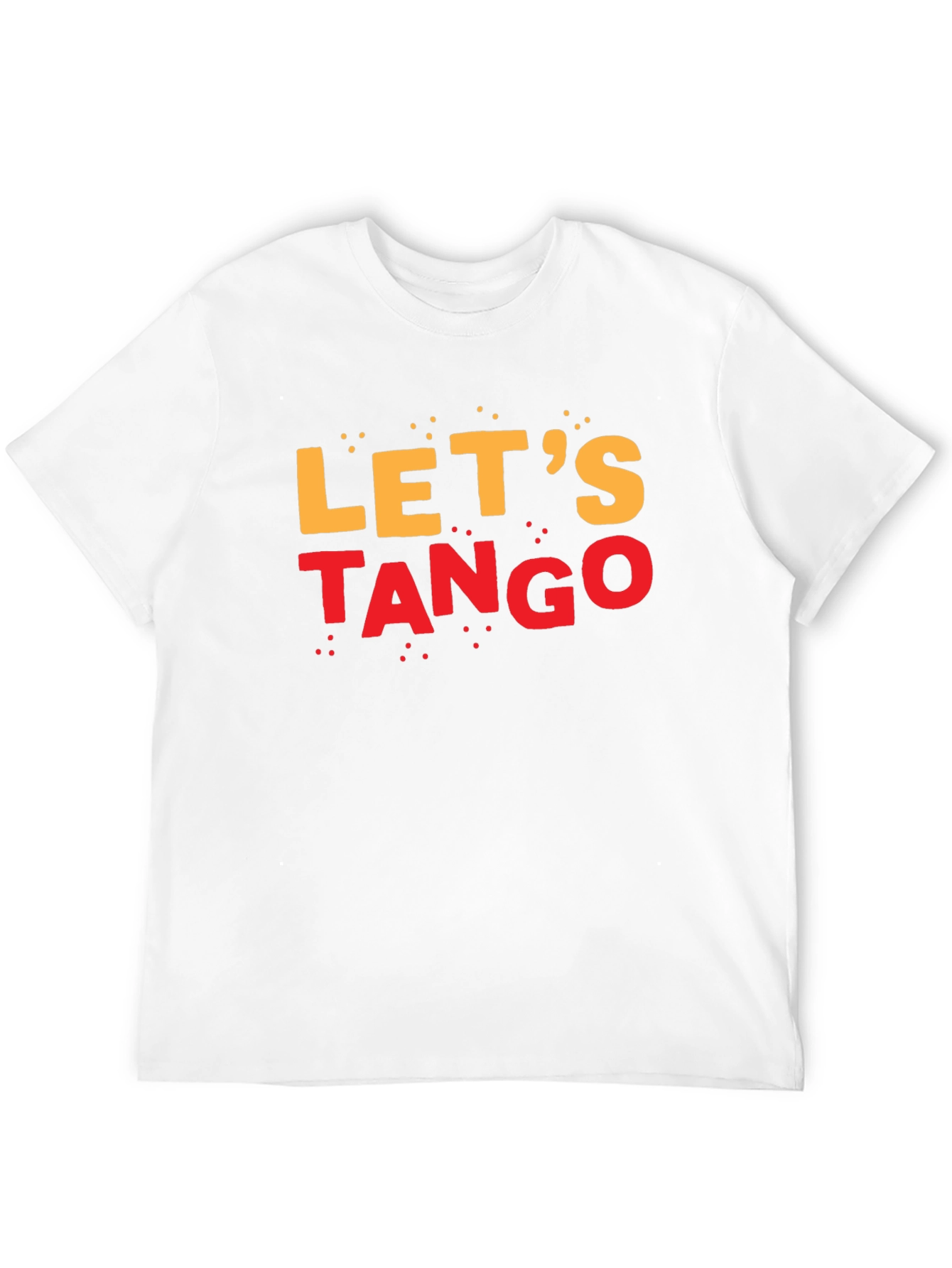 Lets Tango Graphic Tee - Black Cotton T-Shirt
