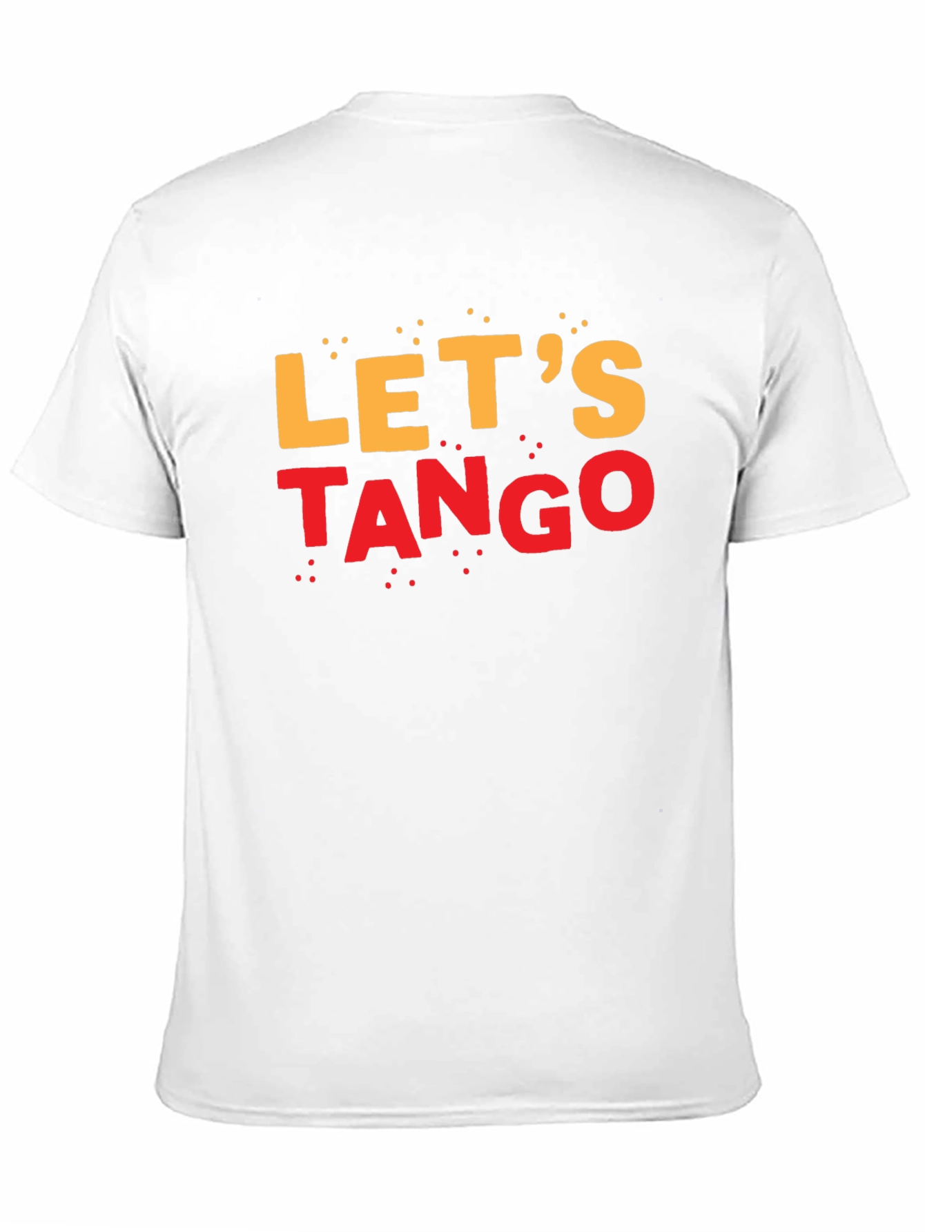 Lets Tango Graphic Tee - Black Cotton T-Shirt