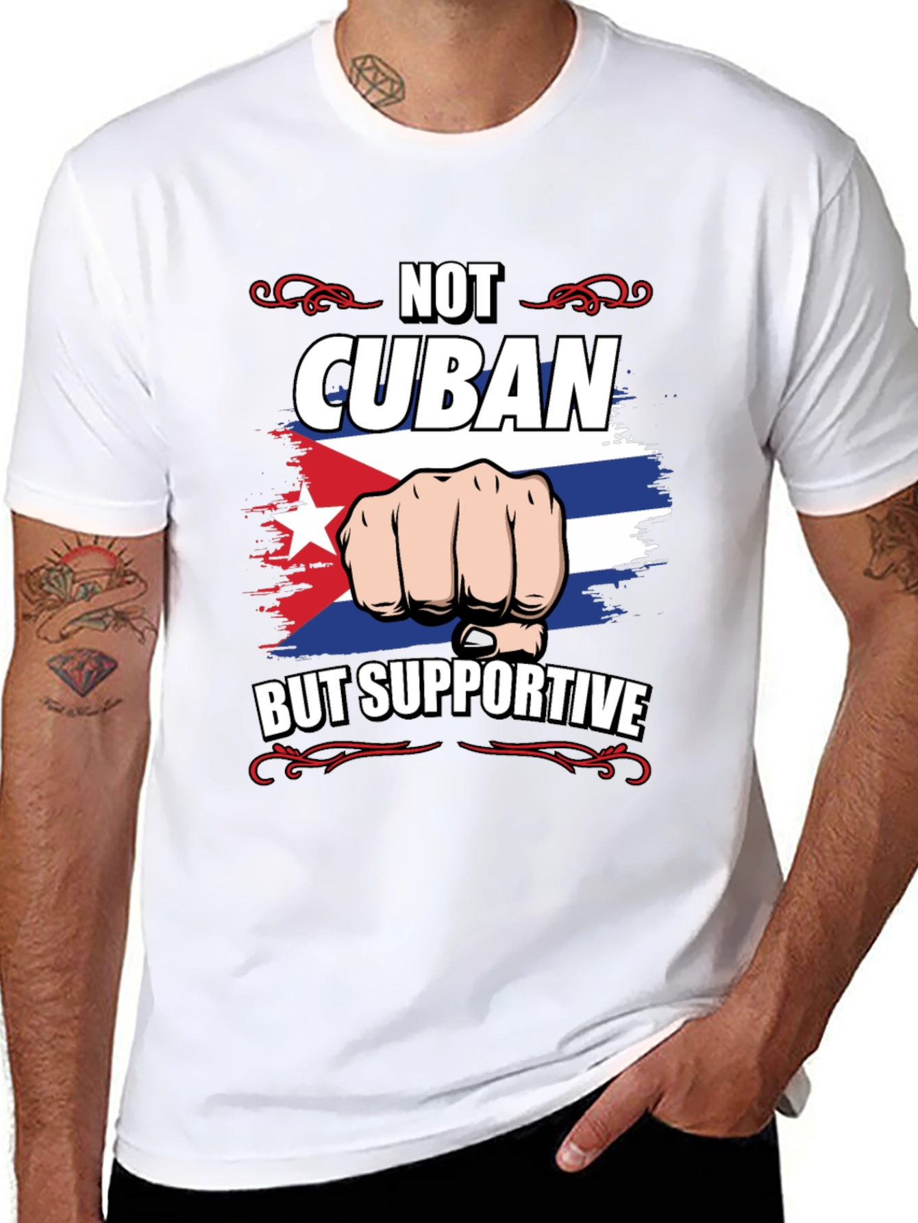 Not Cuban But Supportive T-Shirt