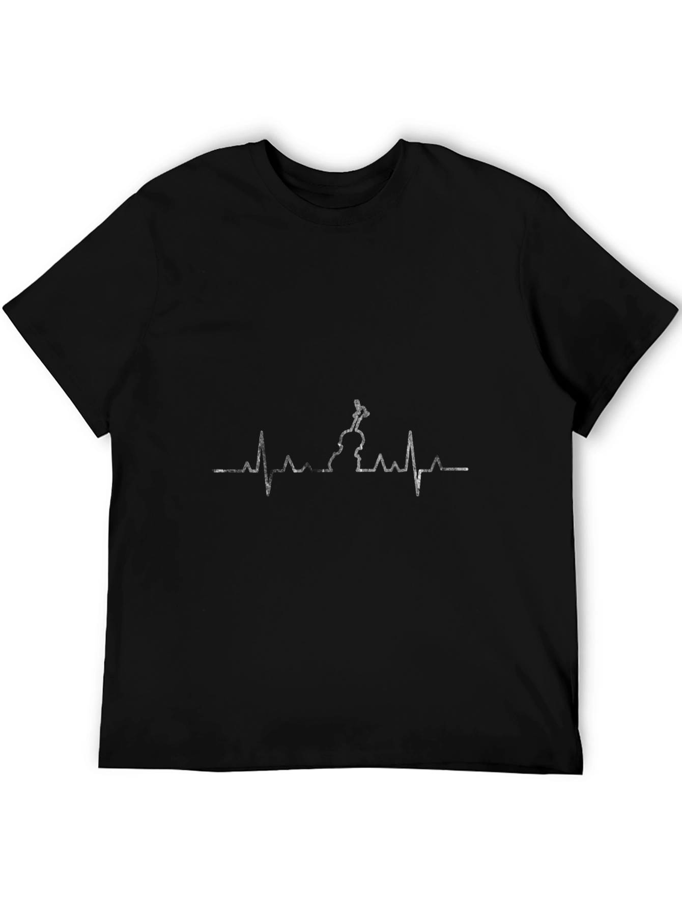 Violin Heartbeat Graphic Tee - Musicians Style
