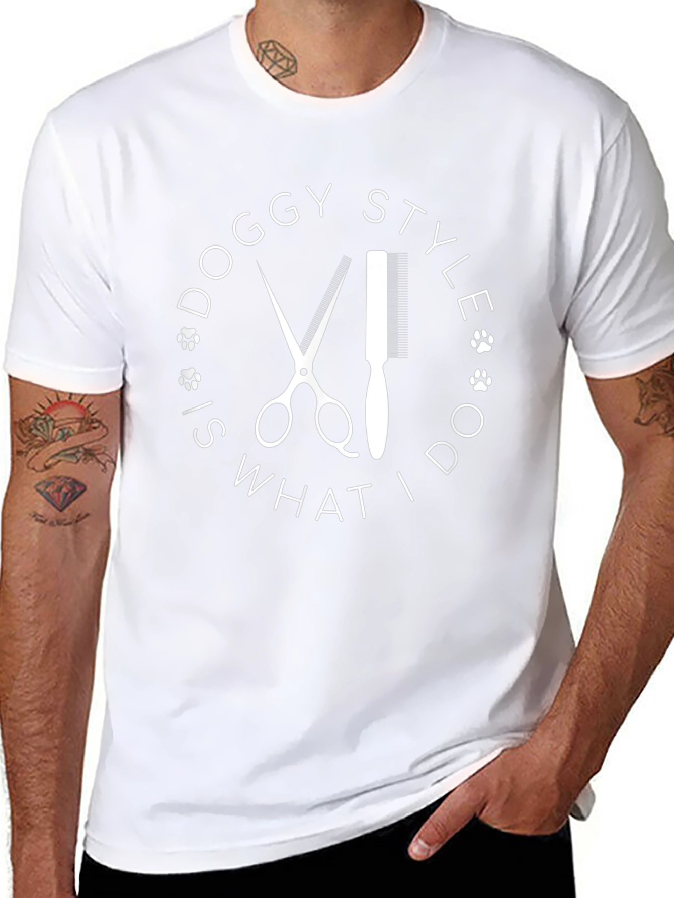 Dog Groomer T-Shirt - Doggy Style