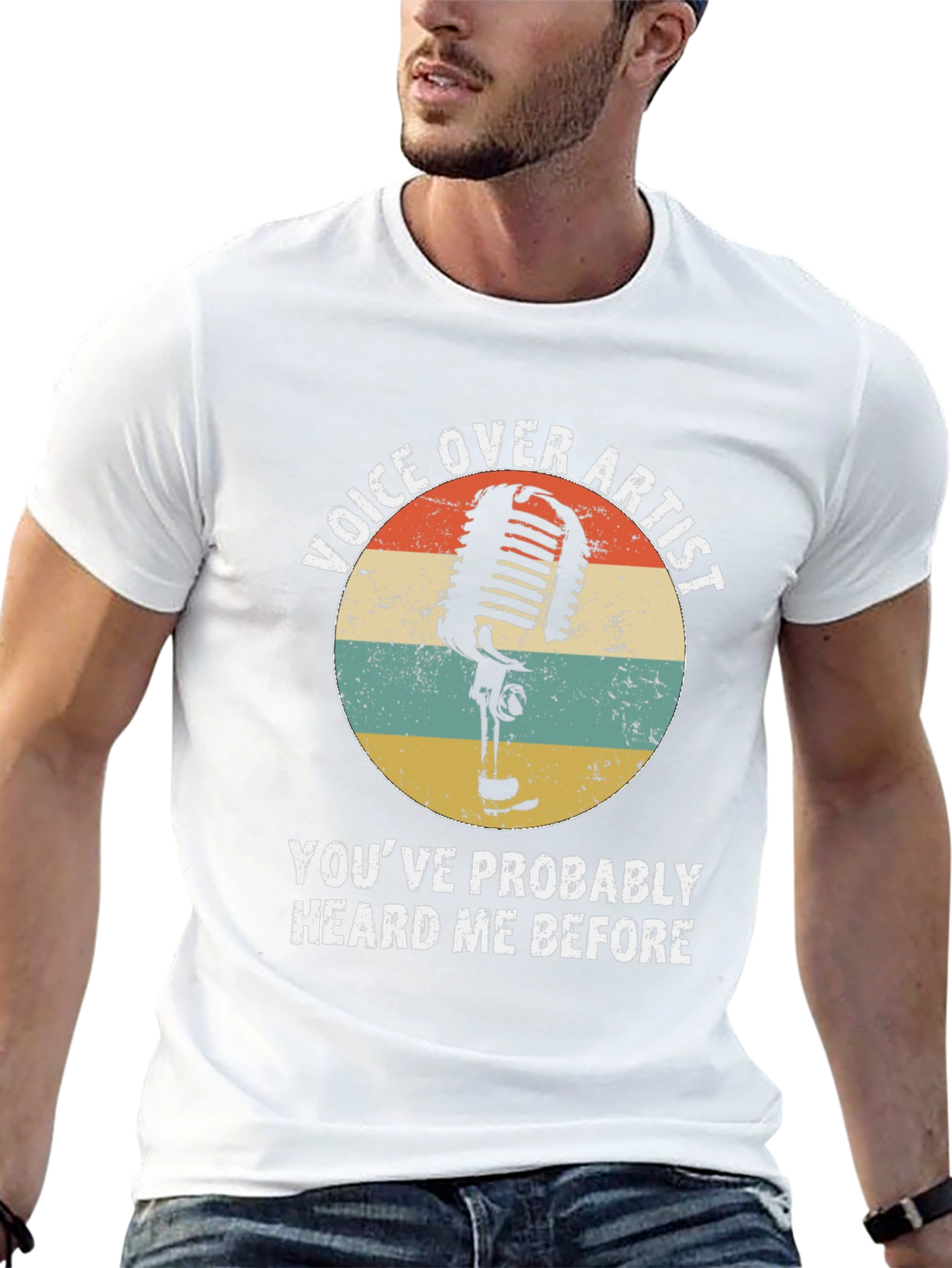 Voice Over Artist Retro Graphic T-Shirt