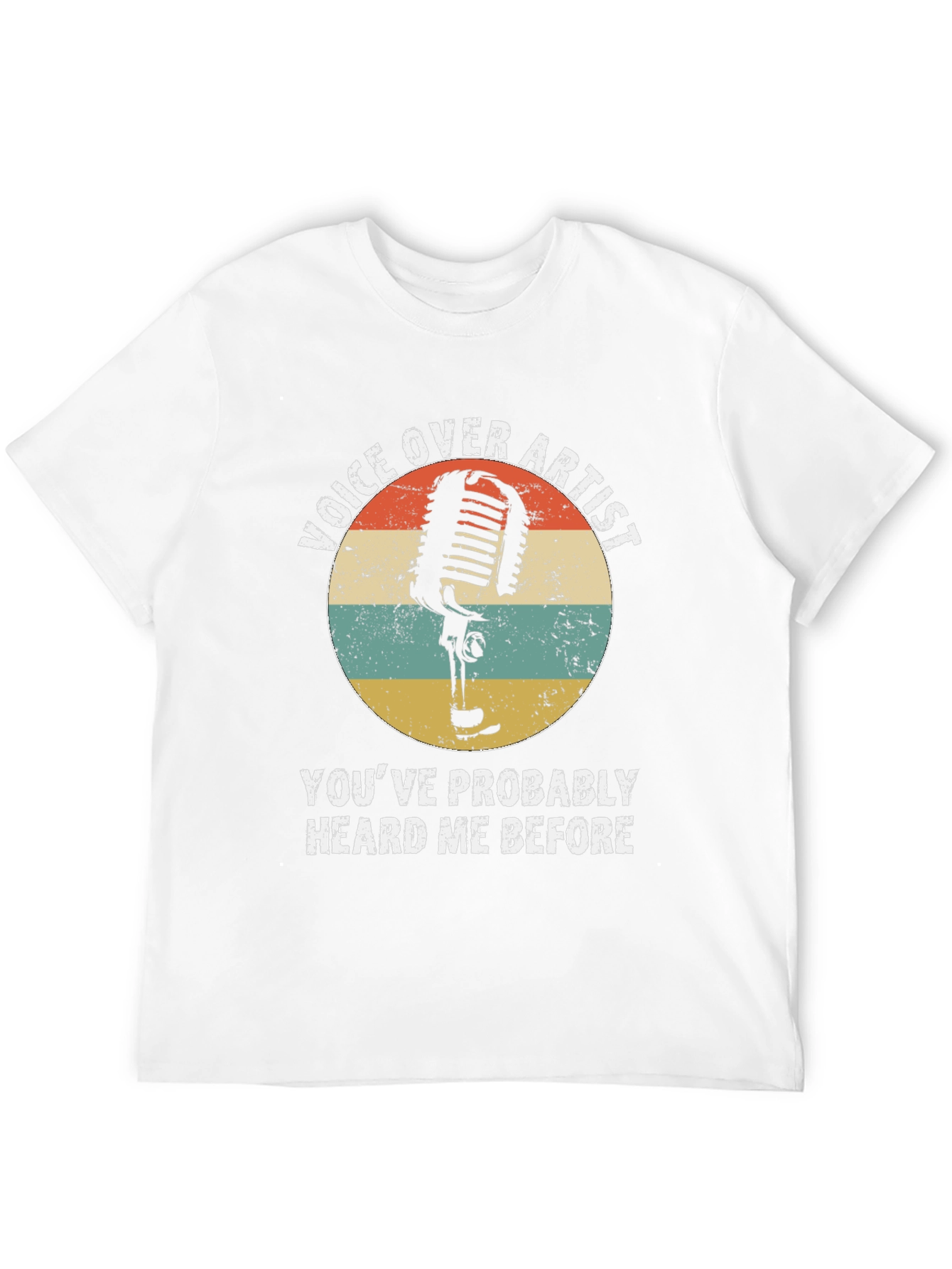 Voice Over Artist Retro Graphic T-Shirt