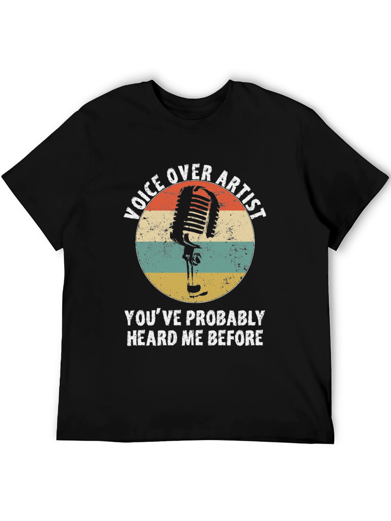 Voice Over Artist Retro Graphic T-Shirt