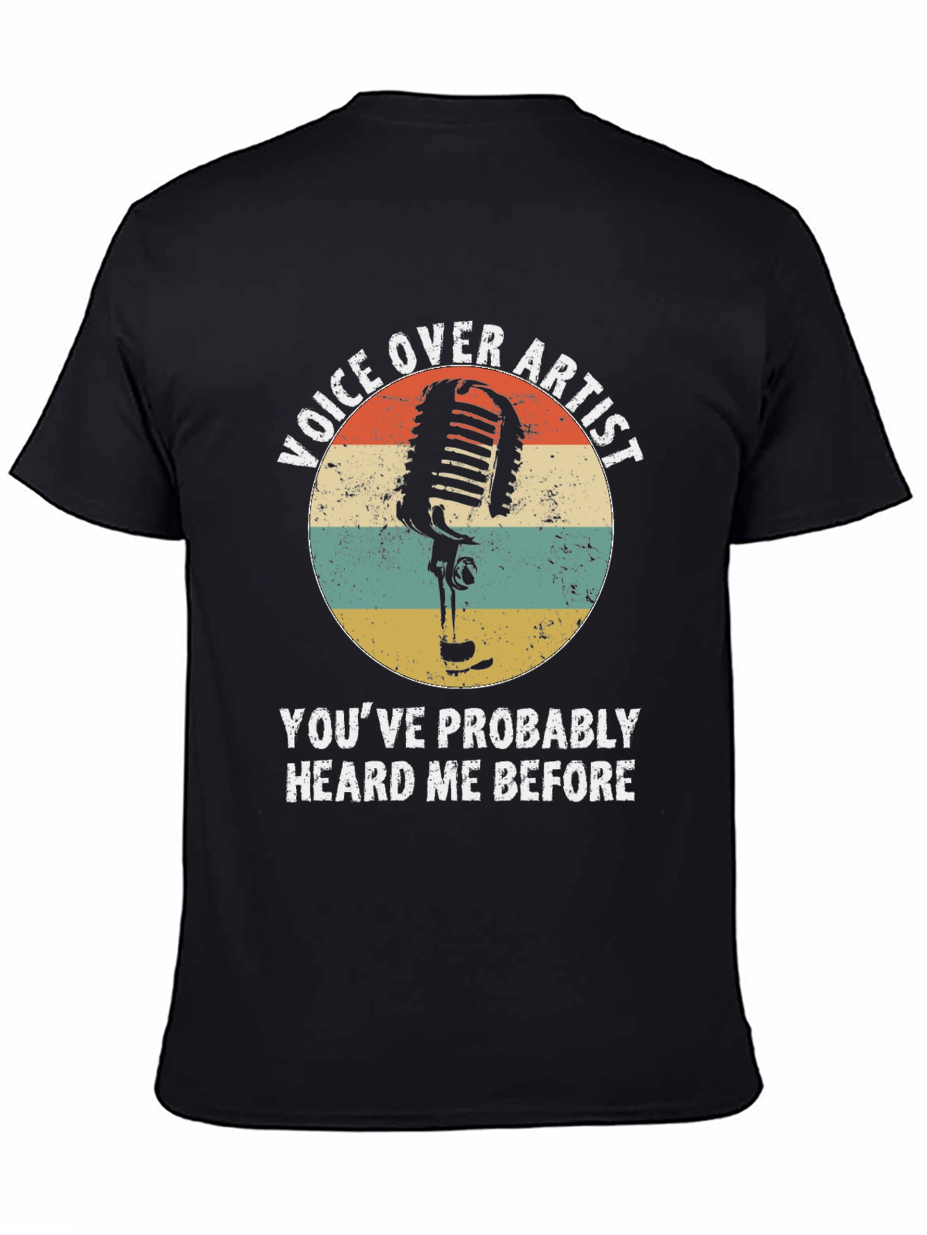 Voice Over Artist Retro Graphic T-Shirt