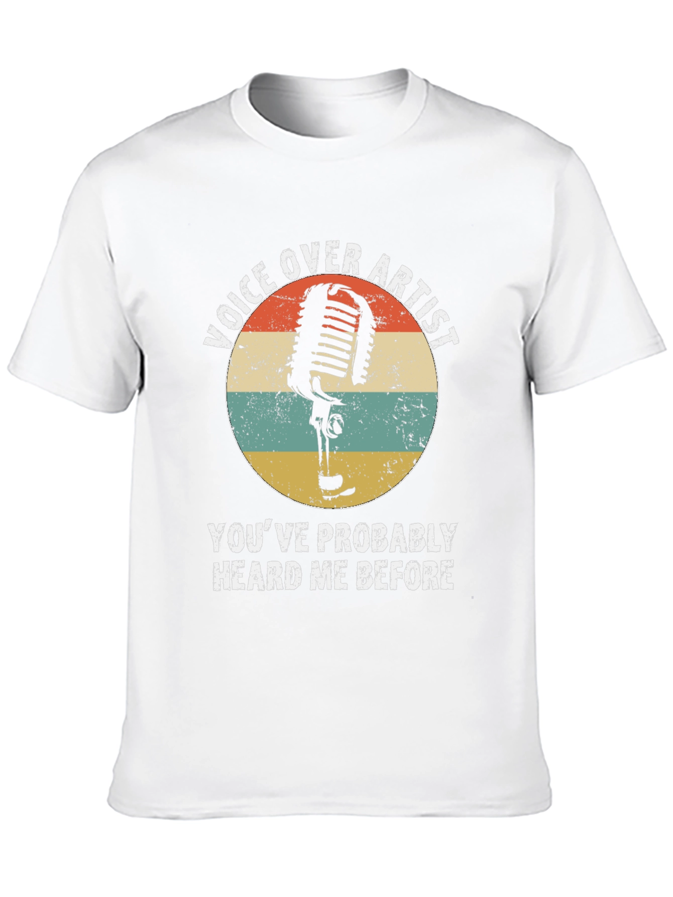 Voice Over Artist Retro Graphic T-Shirt