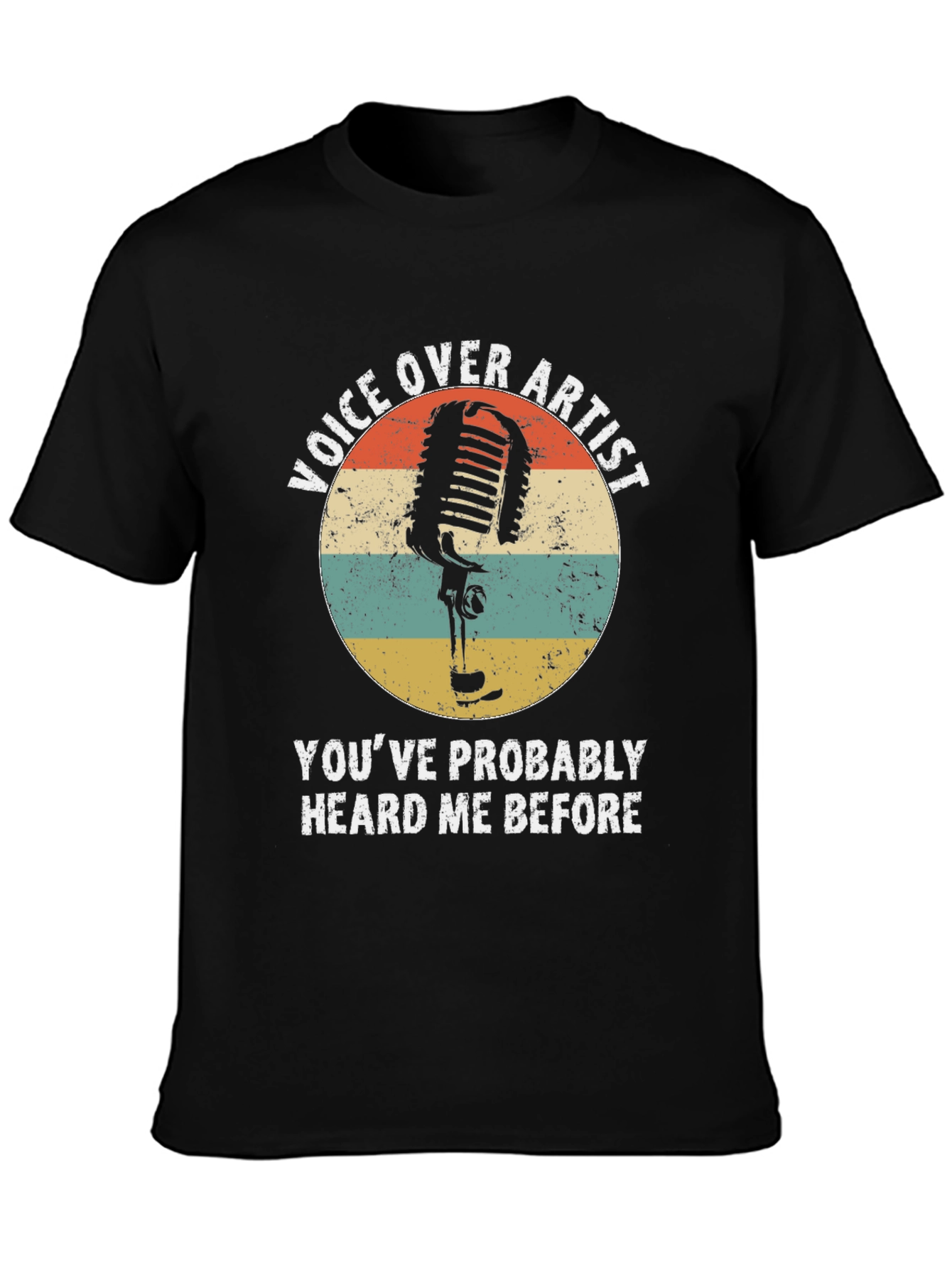 Voice Over Artist Retro Graphic T-Shirt