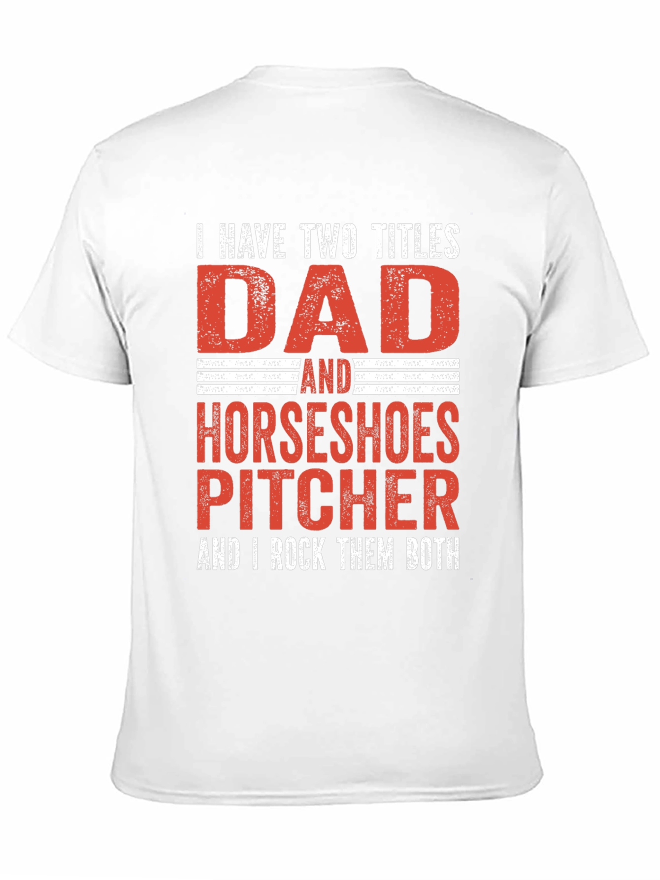 Dad Horseshoe Pitcher T-Shirt