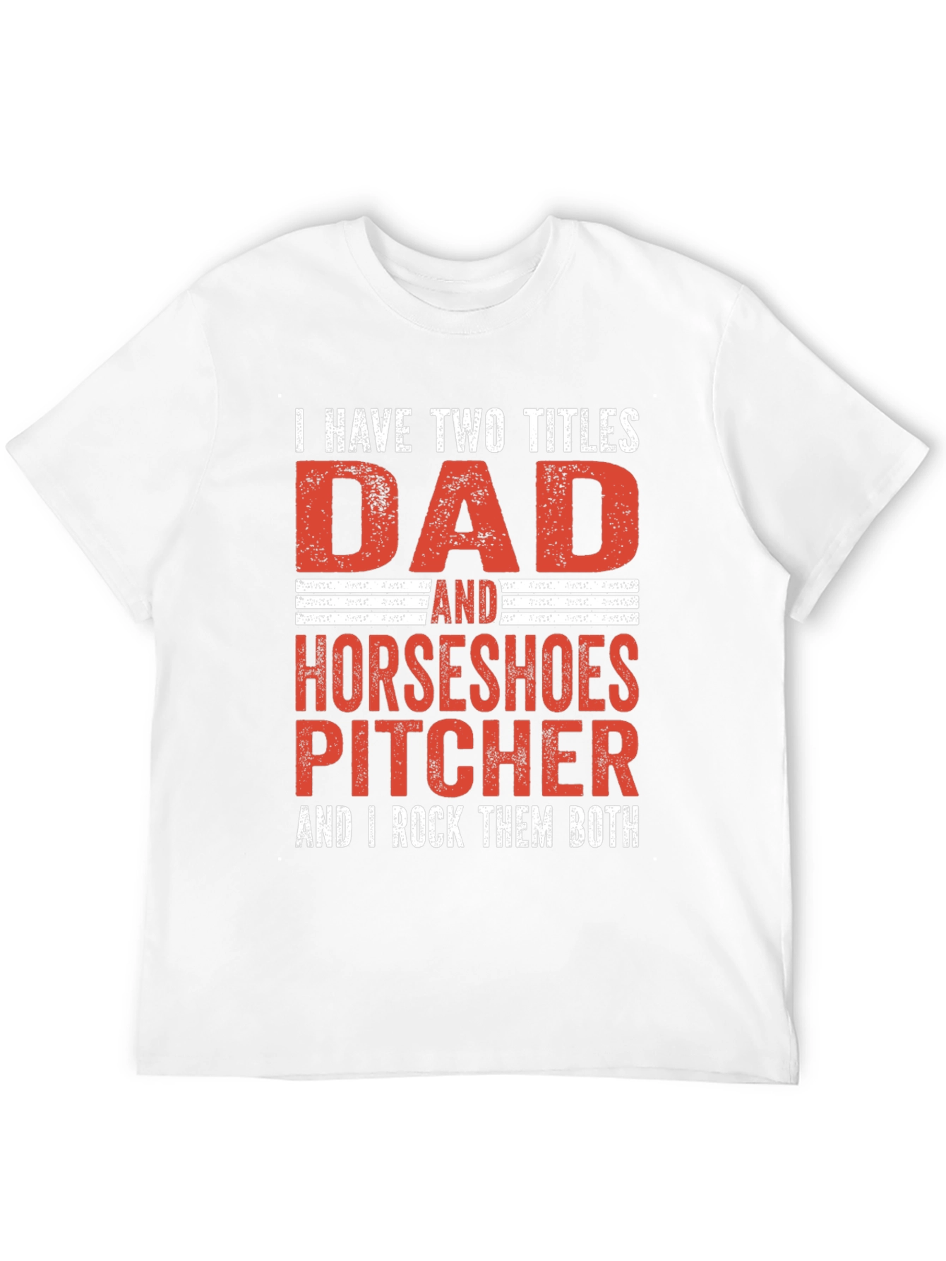 Dad Horseshoe Pitcher T-Shirt