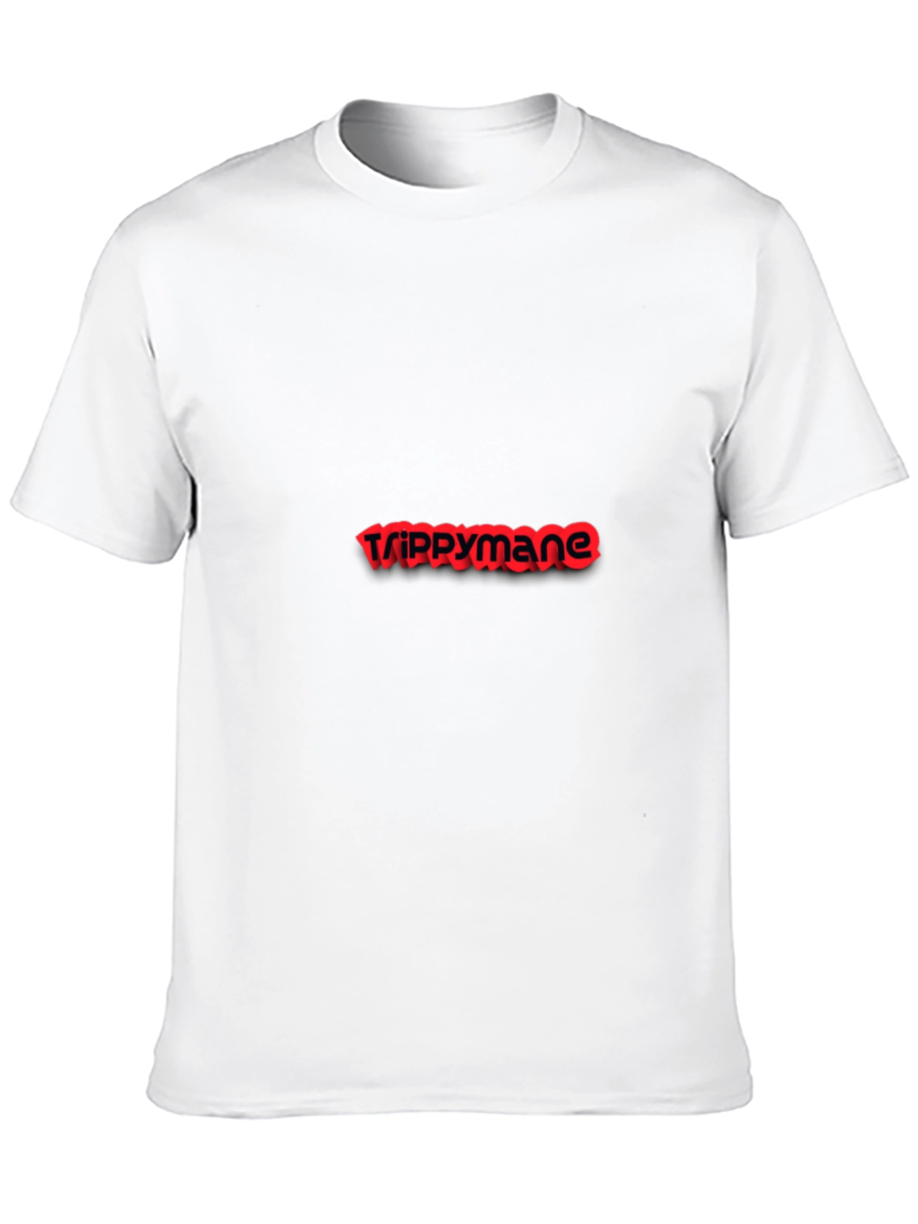 Trippymane Black T-Shirt - Casual Style