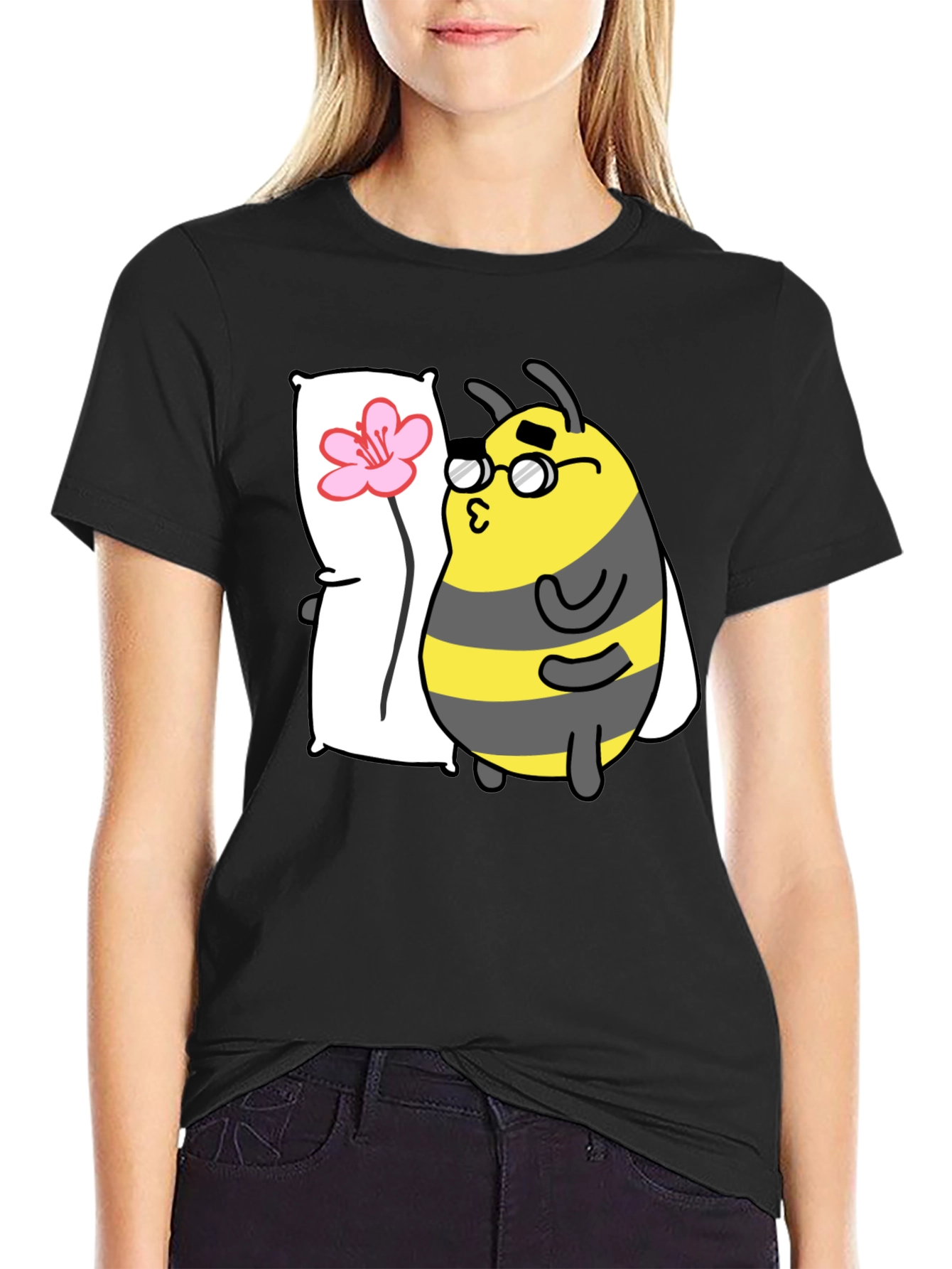 Bee with Pillow T-Shirt