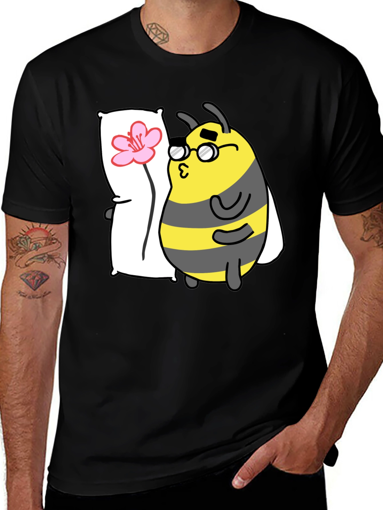 Bee with Pillow T-Shirt