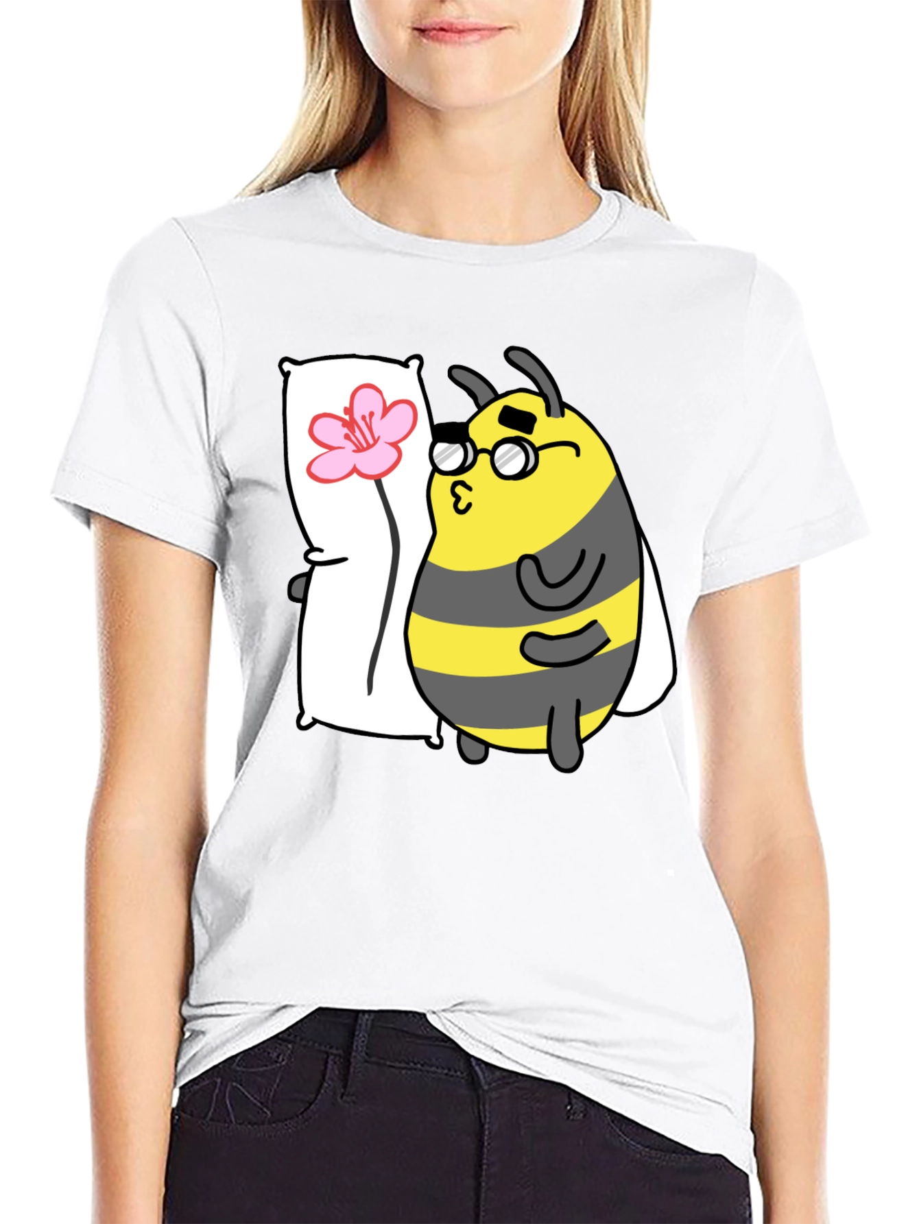 Bee with Pillow T-Shirt
