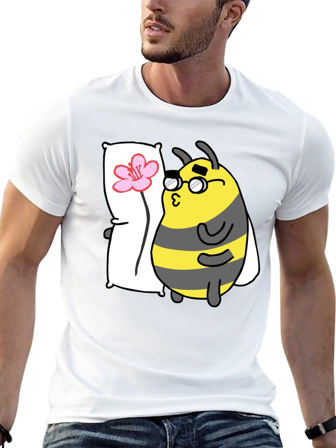 Bee with Pillow T-Shirt