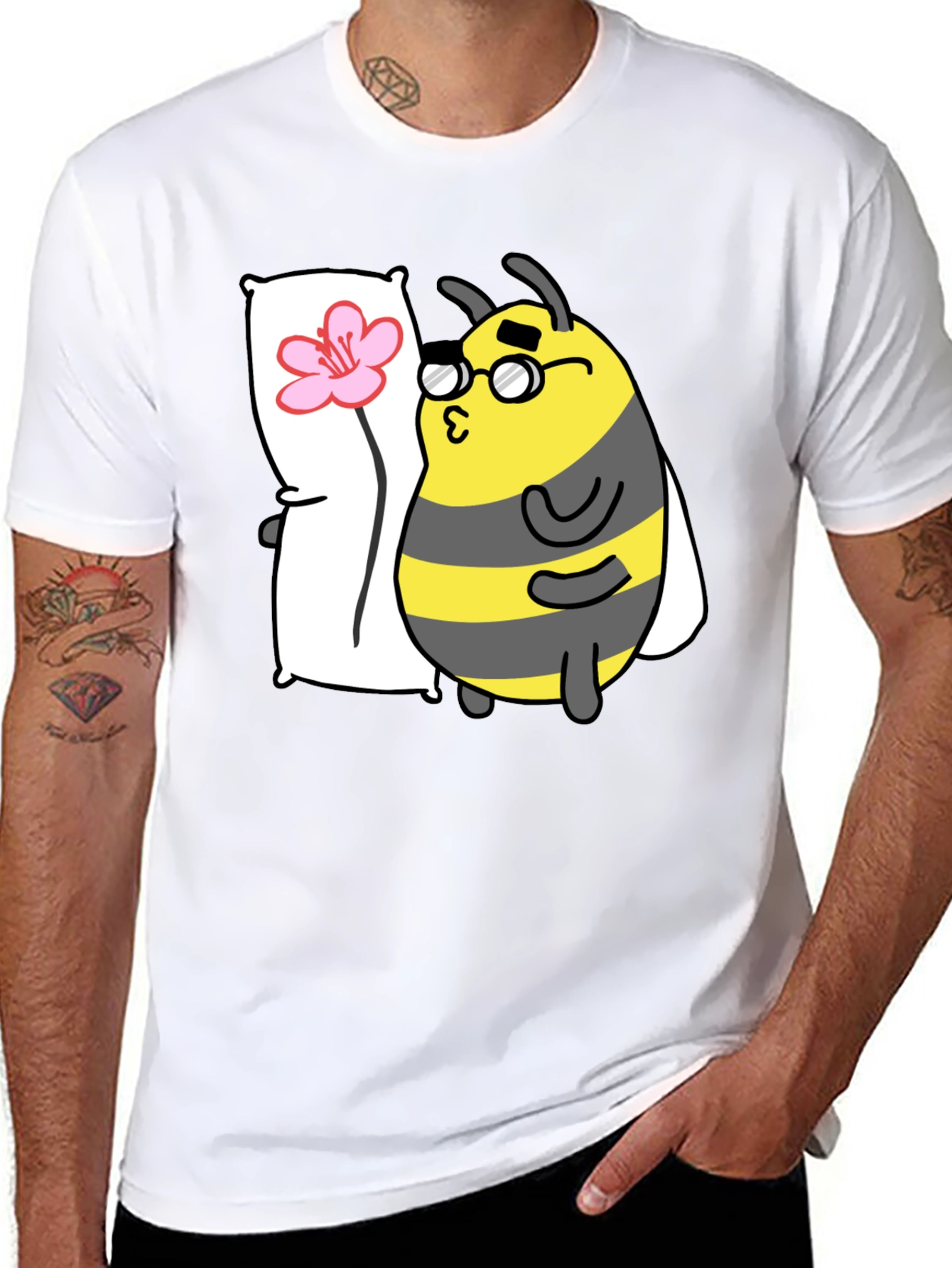 Bee with Pillow T-Shirt
