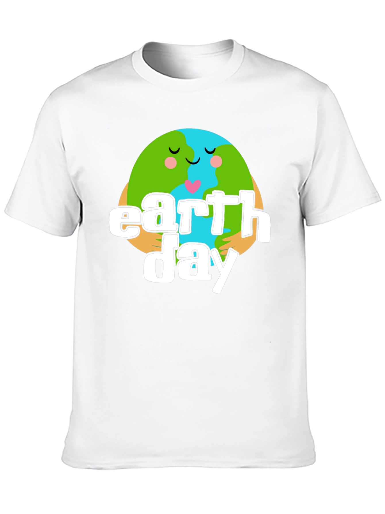 Earth Day Graphic T-Shirt - Black Cotton Tee