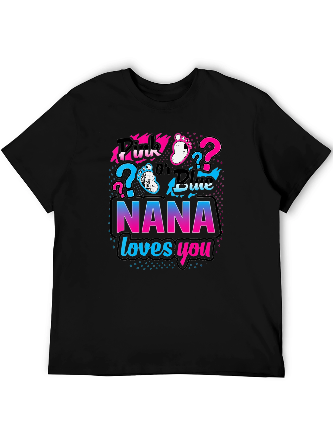 NANA Loves You Gender Reveal T-Shirt
