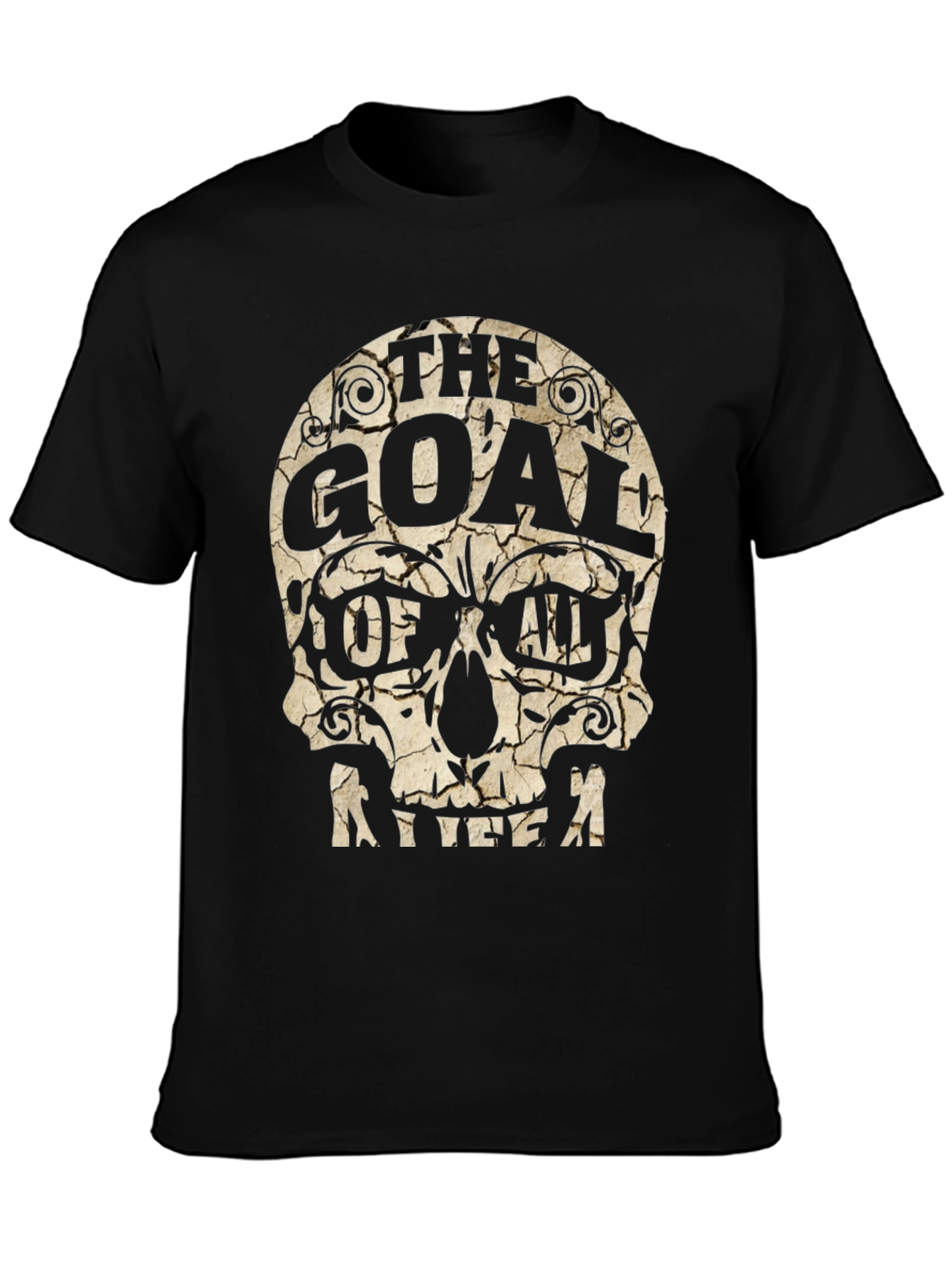 Skull Graphic T-Shirt - The Goal of All Life