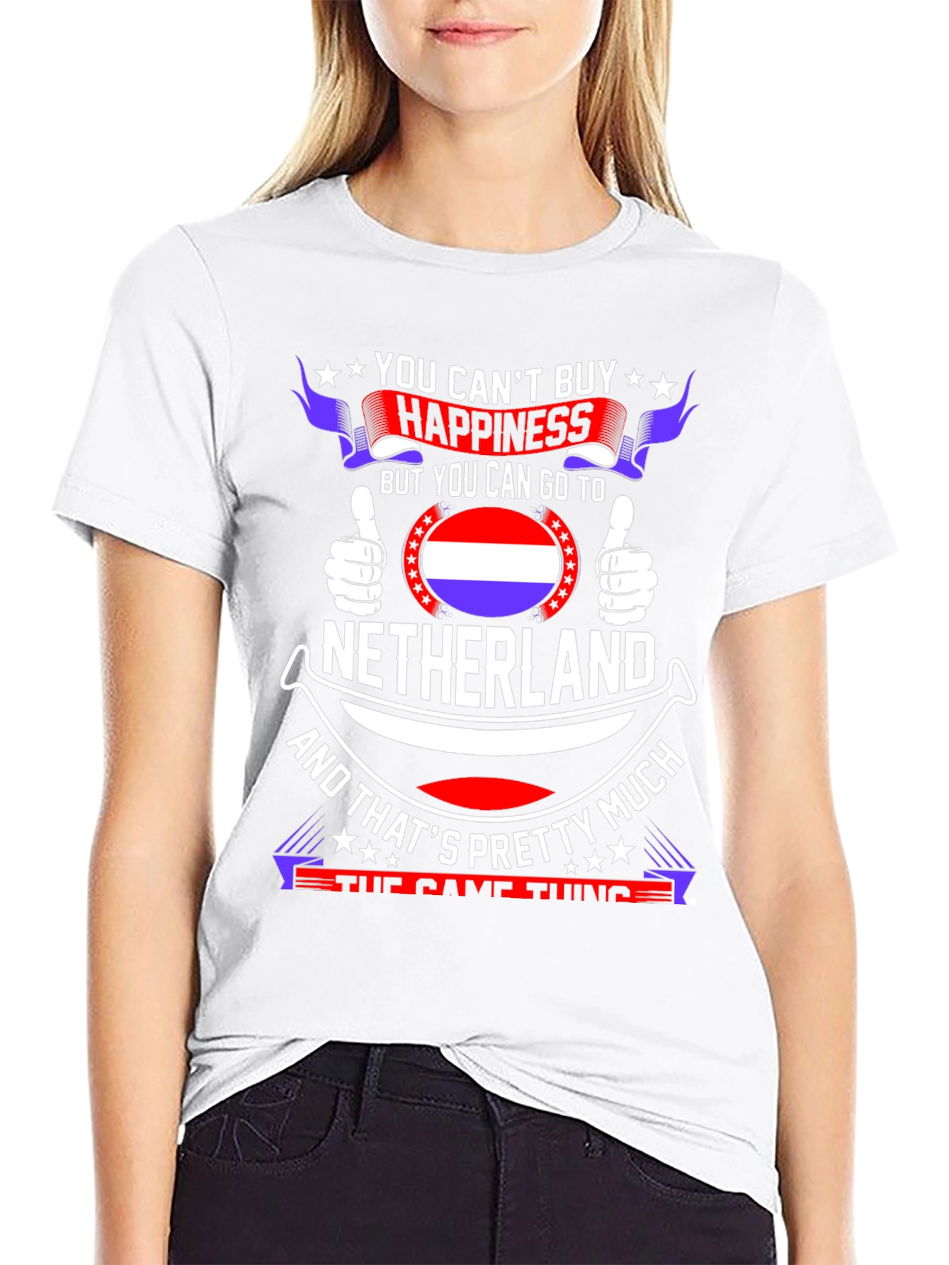 Netherlands T-Shirt - Happiness Destination Tee