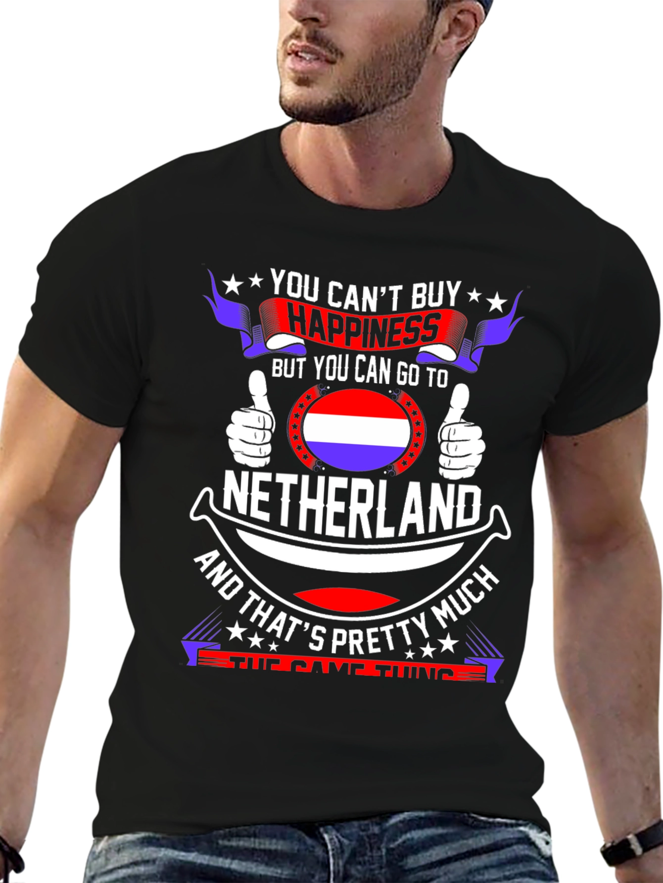Netherlands T-Shirt - Happiness Destination Tee