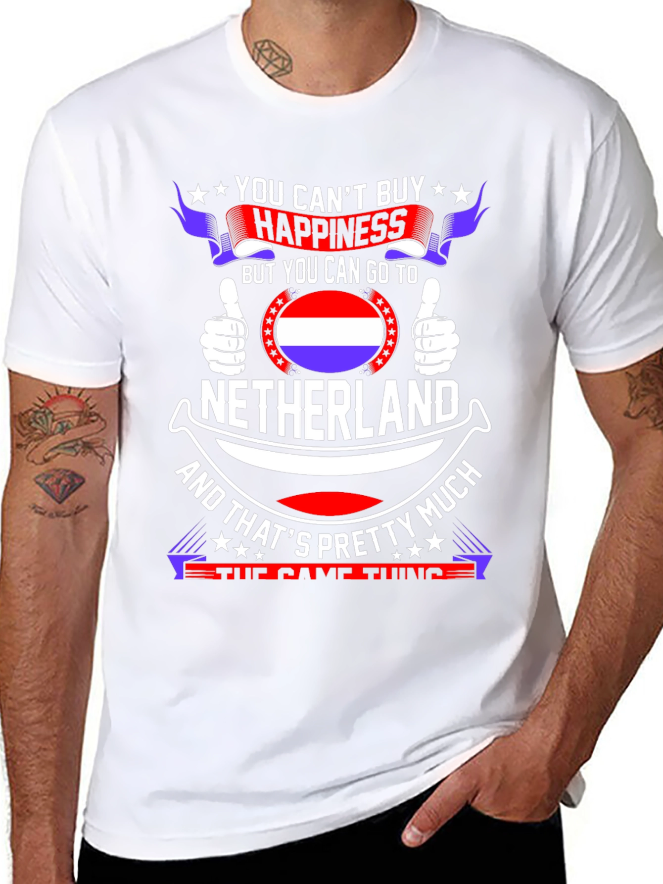Netherlands T-Shirt - Happiness Destination Tee
