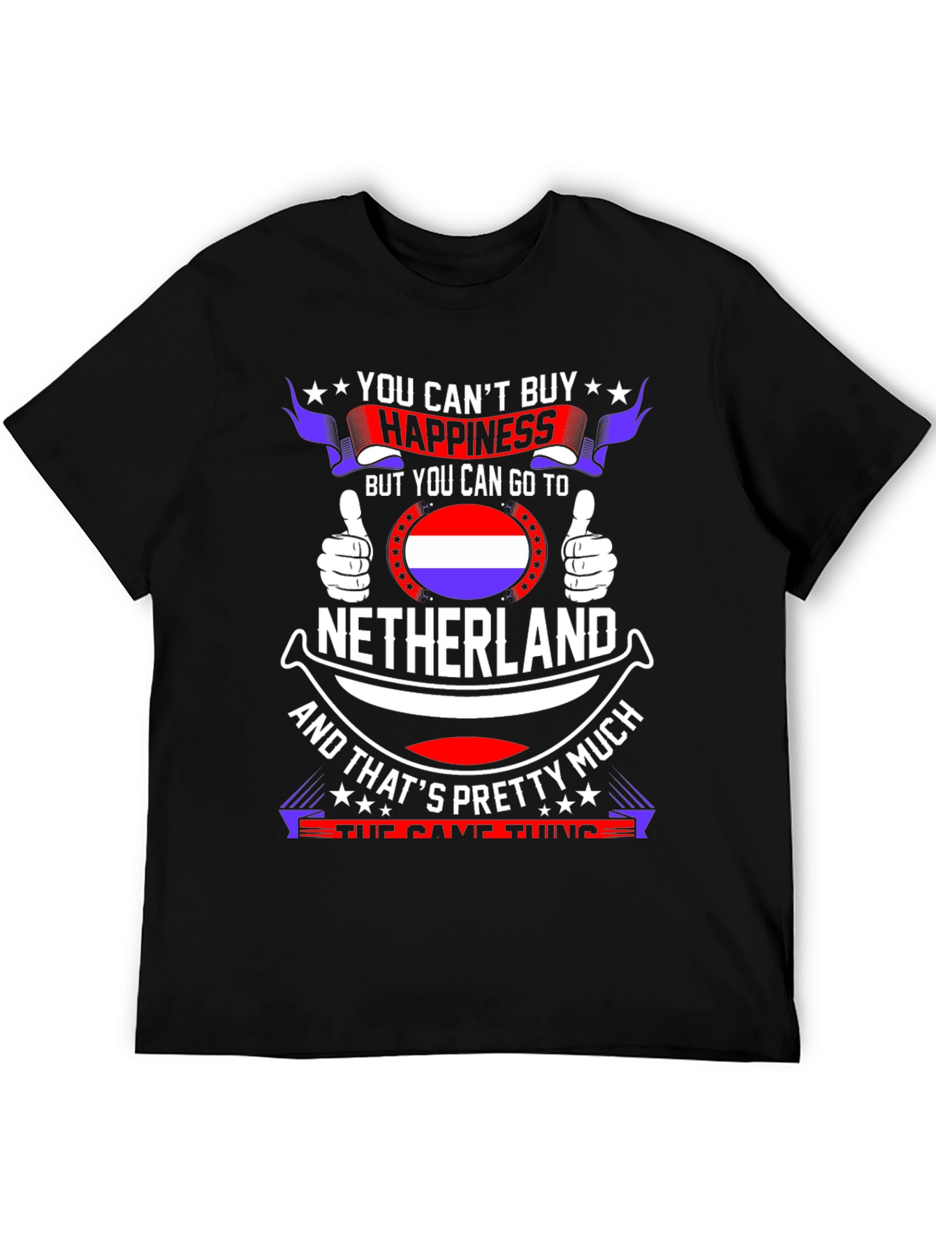 Netherlands T-Shirt - Happiness Destination Tee
