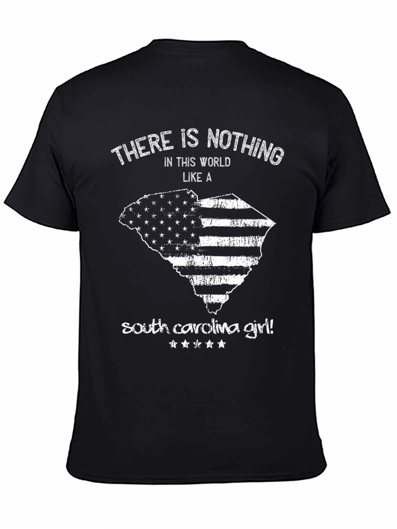 South Carolina Girl Novelty Graphic T-Shirt