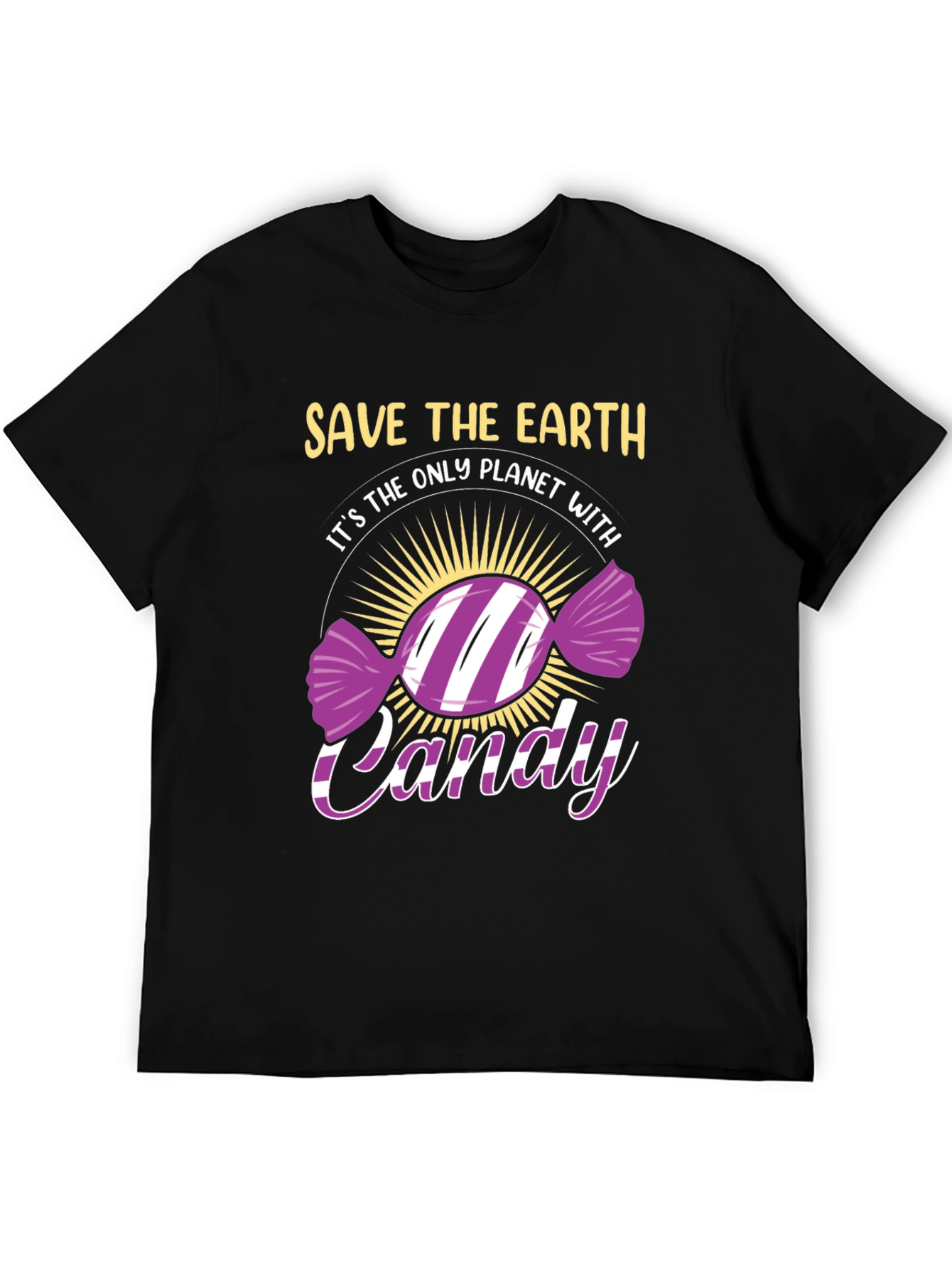 Save The Earth Candy T-Shirt - Eco-Friendly Novelty Tee