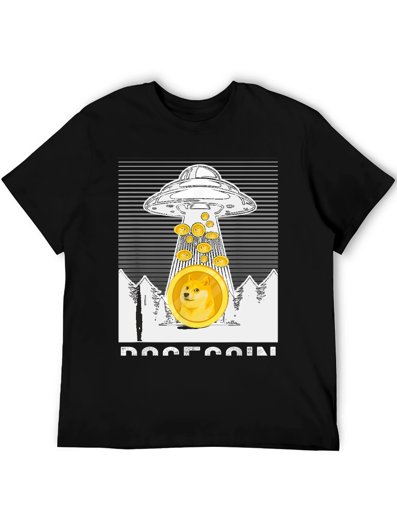 Dogecoin UFO T-Shirt - Crypto Meme Apparel